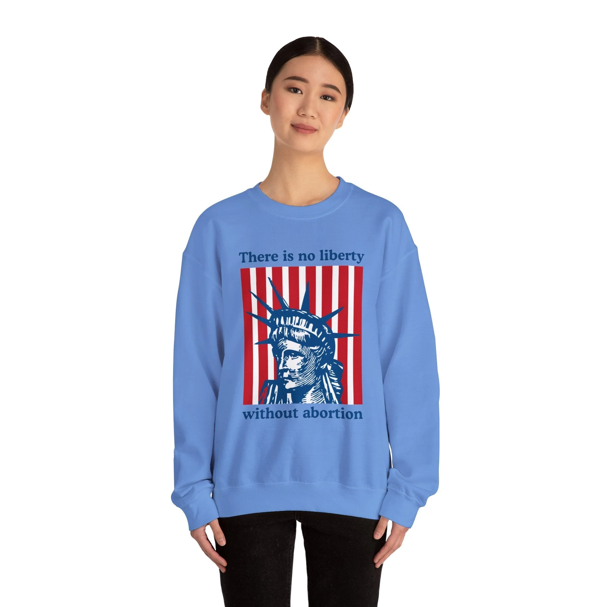 There is No Liberty Without Abortion Unisex Heavy Blend™ Crewneck Sweatshirt (Sizes S-5X) - Image 15