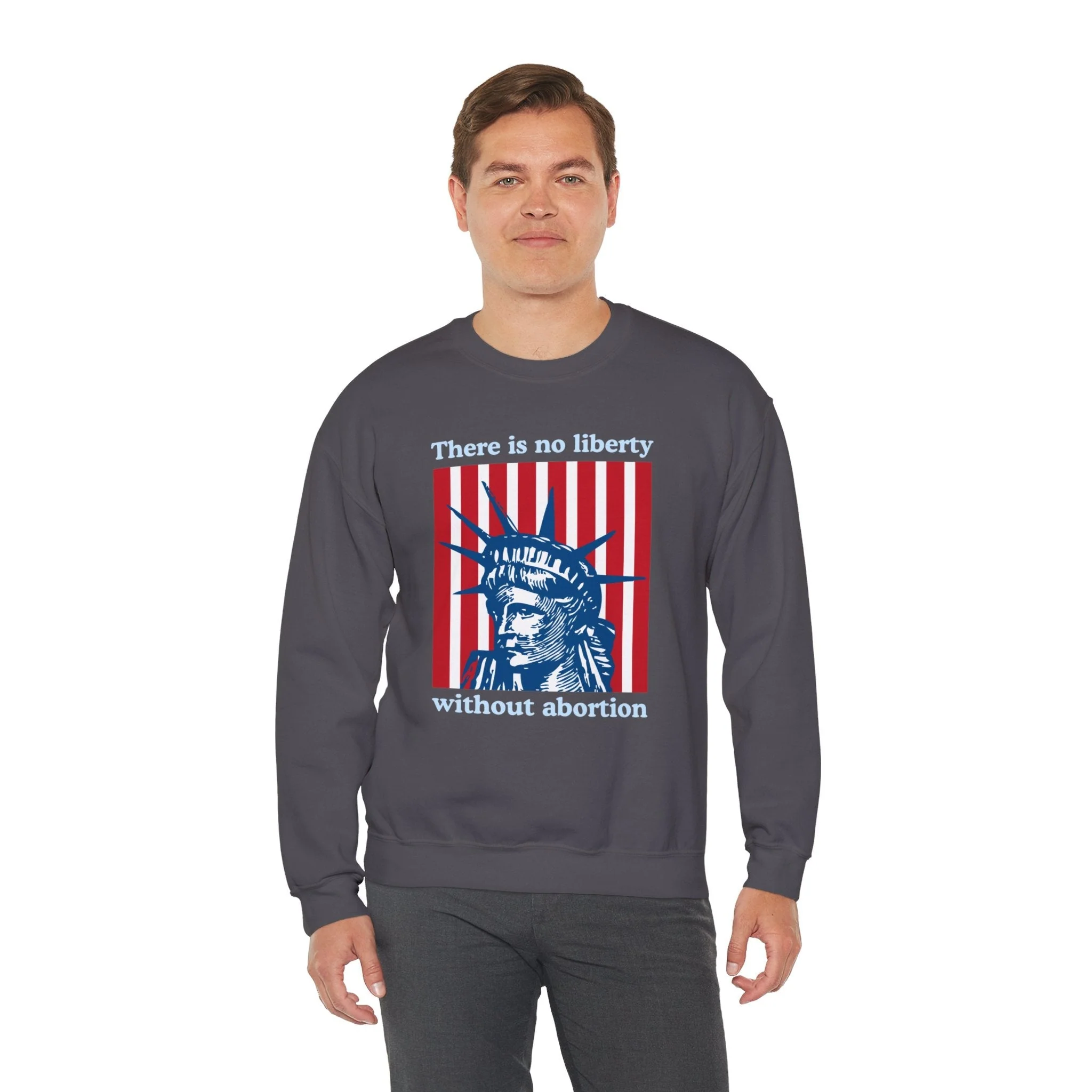 There is No Liberty Without Abortion Unisex Heavy Blend™ Crewneck Sweatshirt (Sizes S-5X) - Image 17