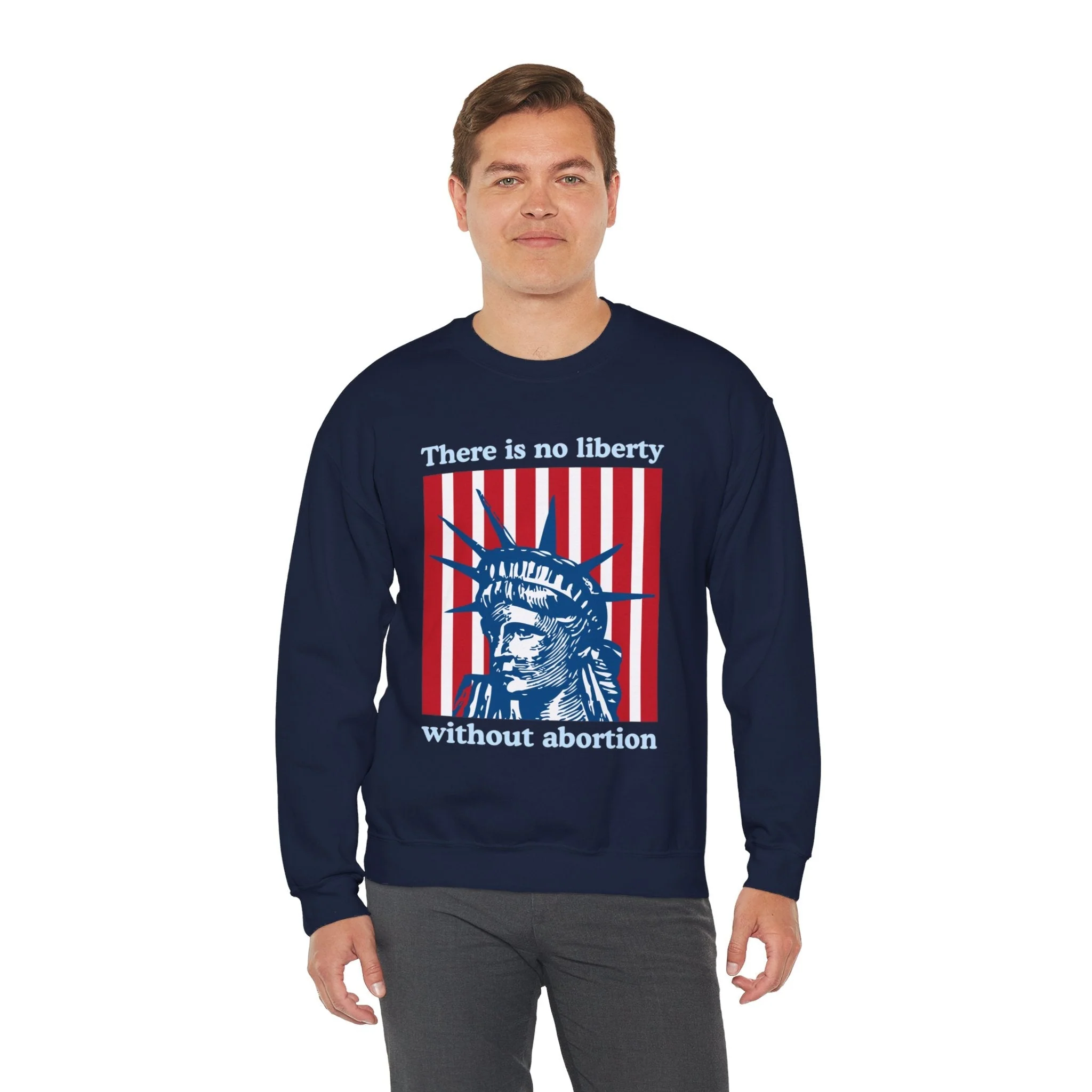 There is No Liberty Without Abortion Unisex Heavy Blend™ Crewneck Sweatshirt (Sizes S-5X) - Image 21