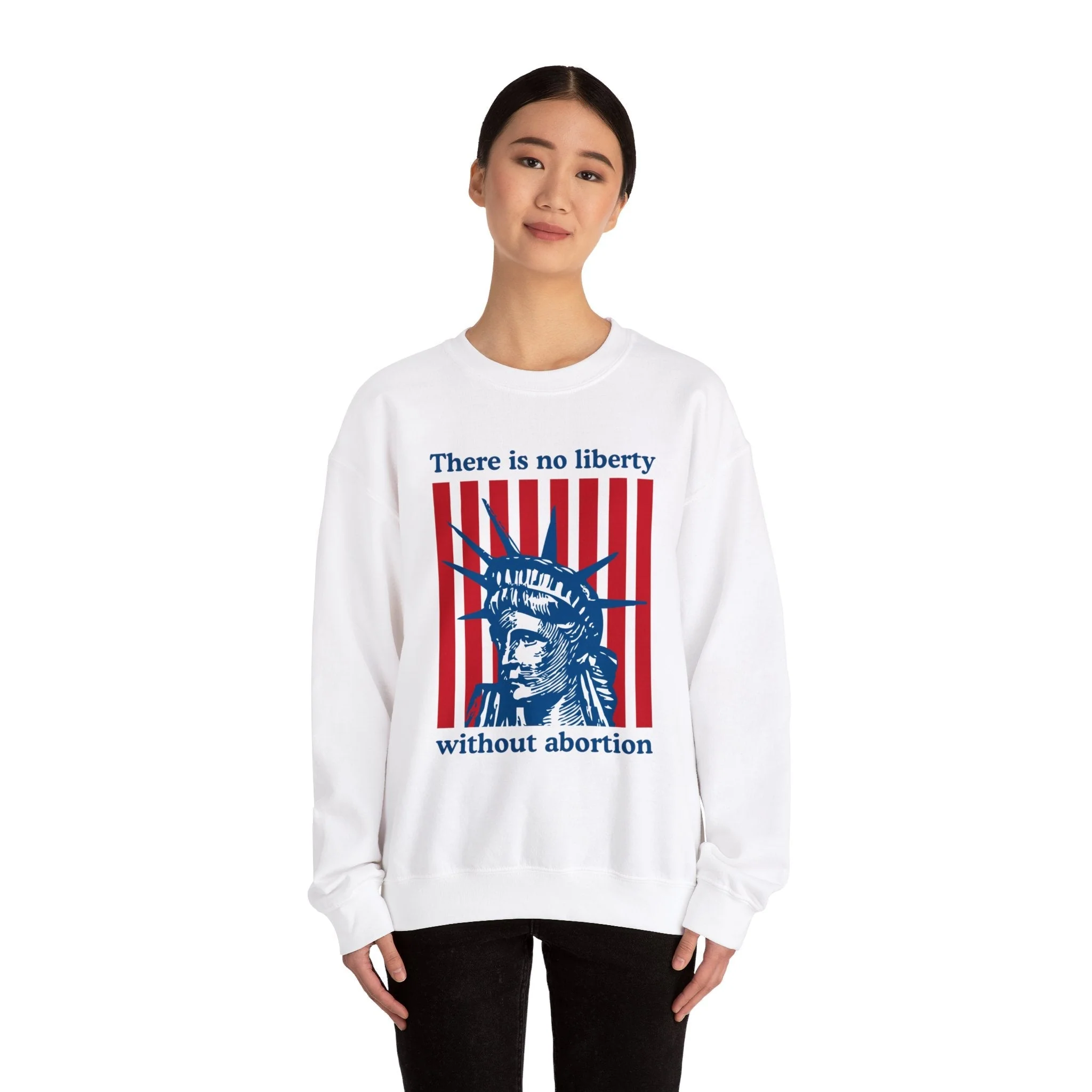 There is No Liberty Without Abortion Unisex Heavy Blend™ Crewneck Sweatshirt (Sizes S-5X) - Image 23