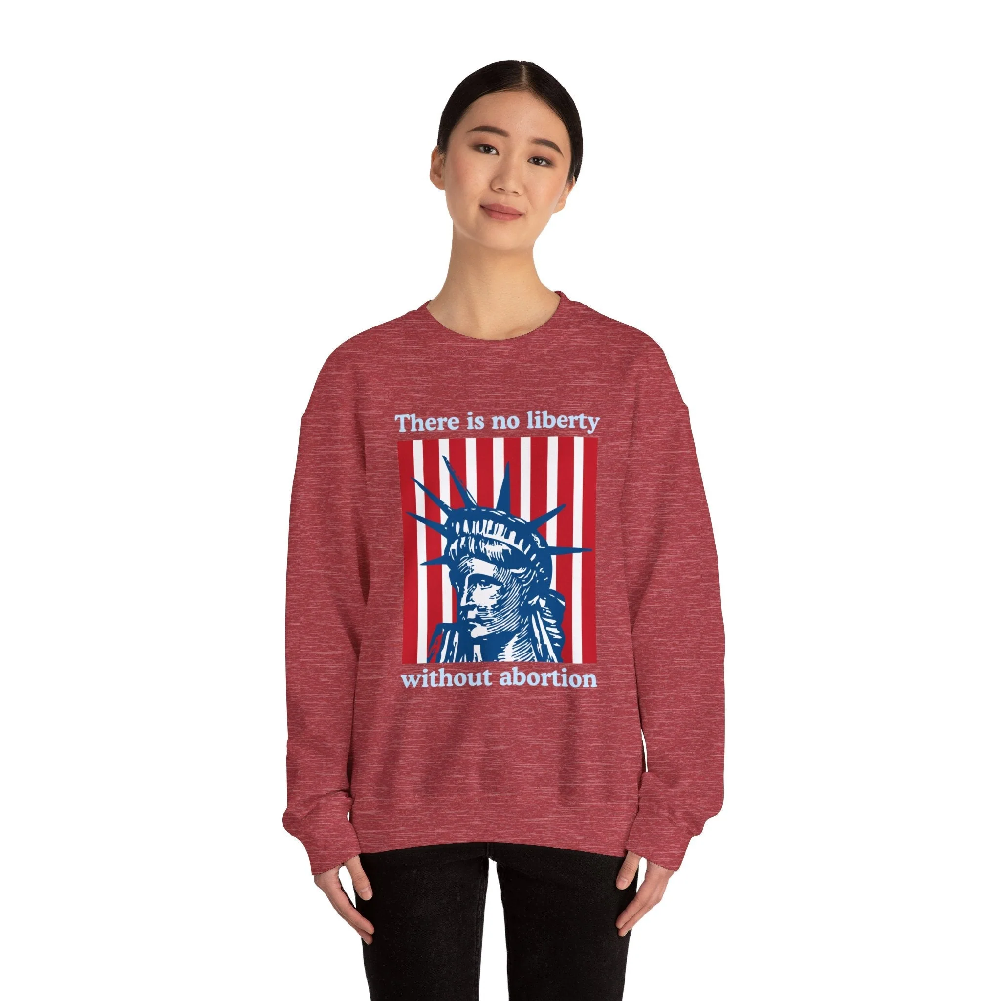 There is No Liberty Without Abortion Unisex Heavy Blend™ Crewneck Sweatshirt (Sizes S-5X) - Image 29