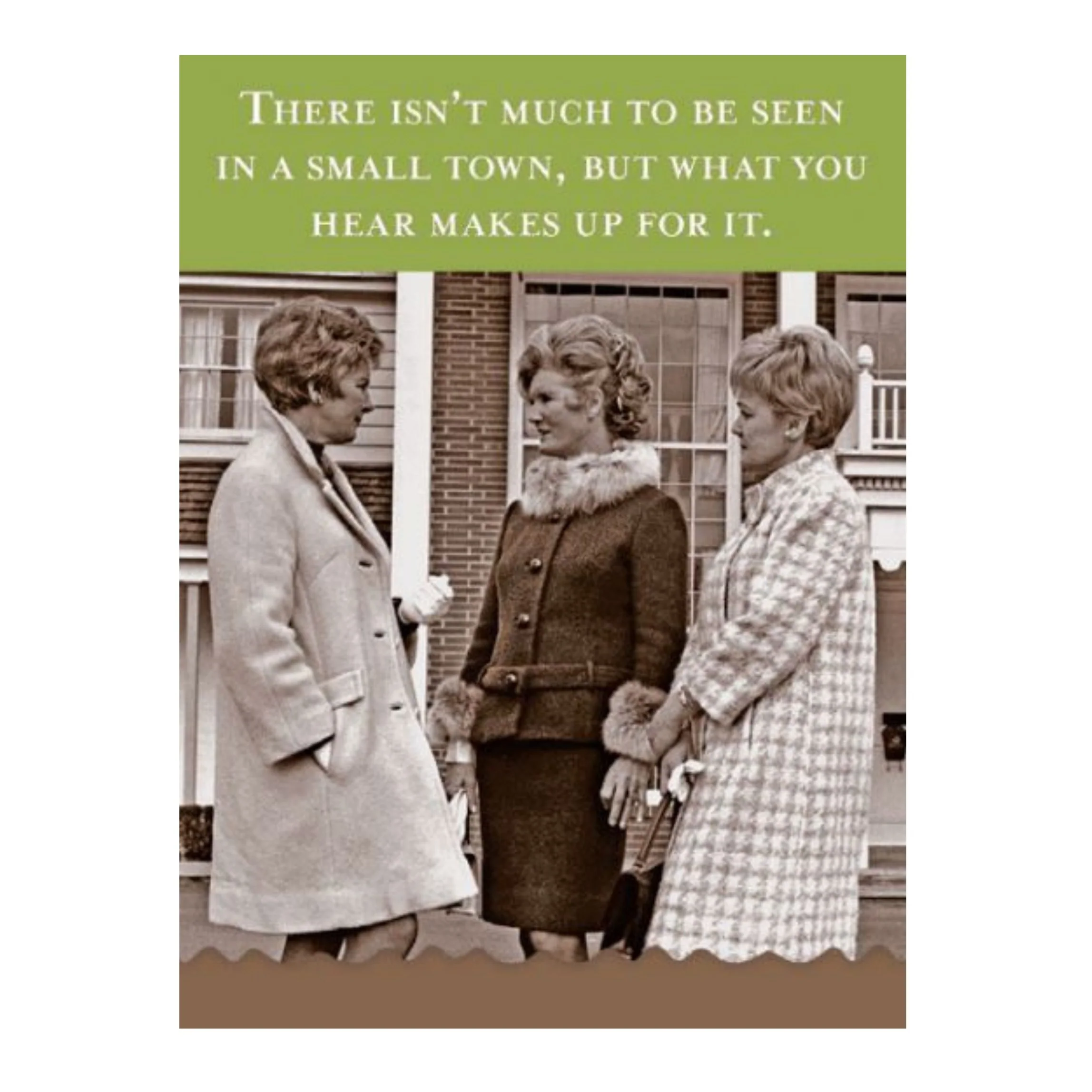 There Isn't Much to be Seen in a Small Town Mini Notepad | 100 Sheets Retro Stationery
