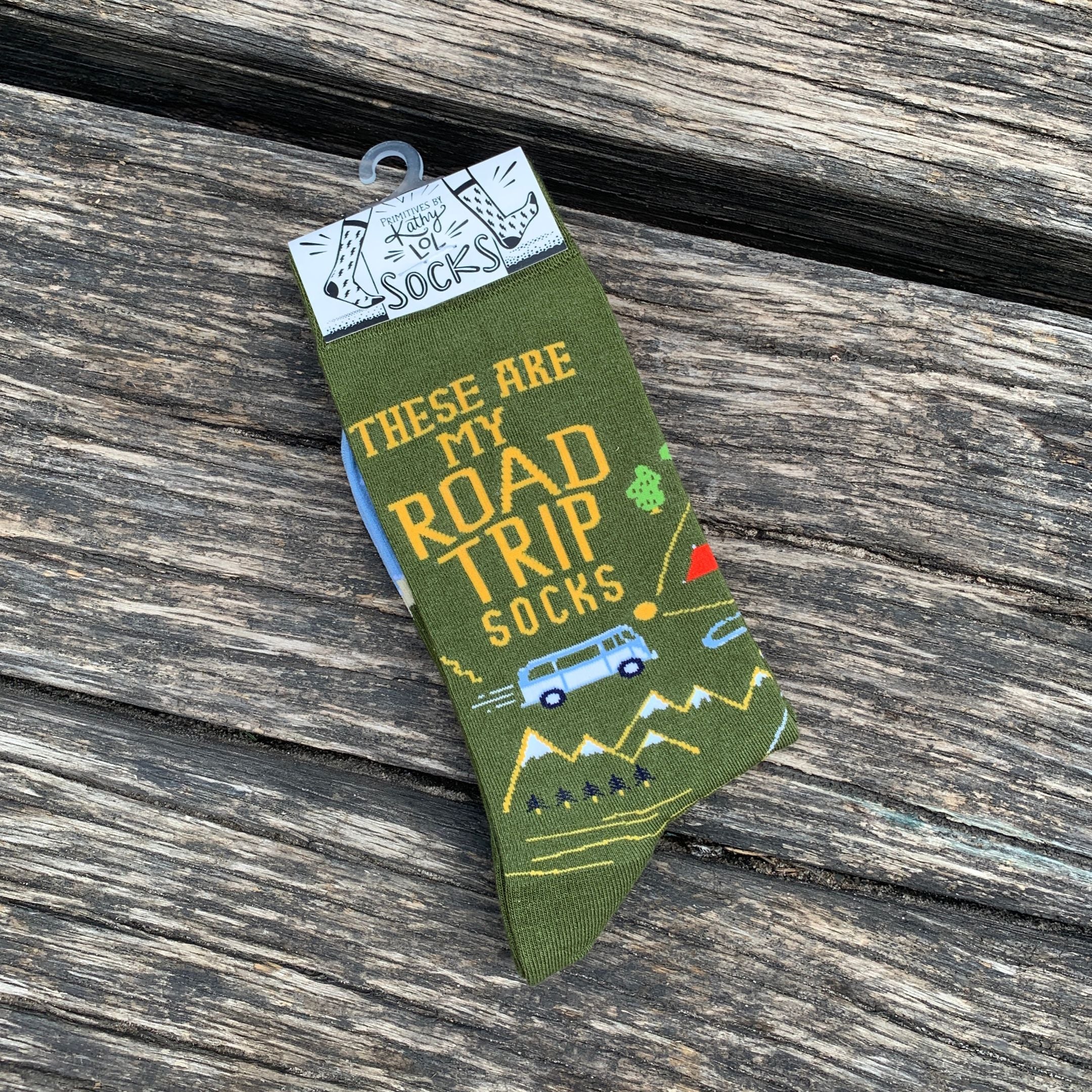 These Are My Road Trip Socks | Fun Travel-Inspired Crew Socks - Image 7