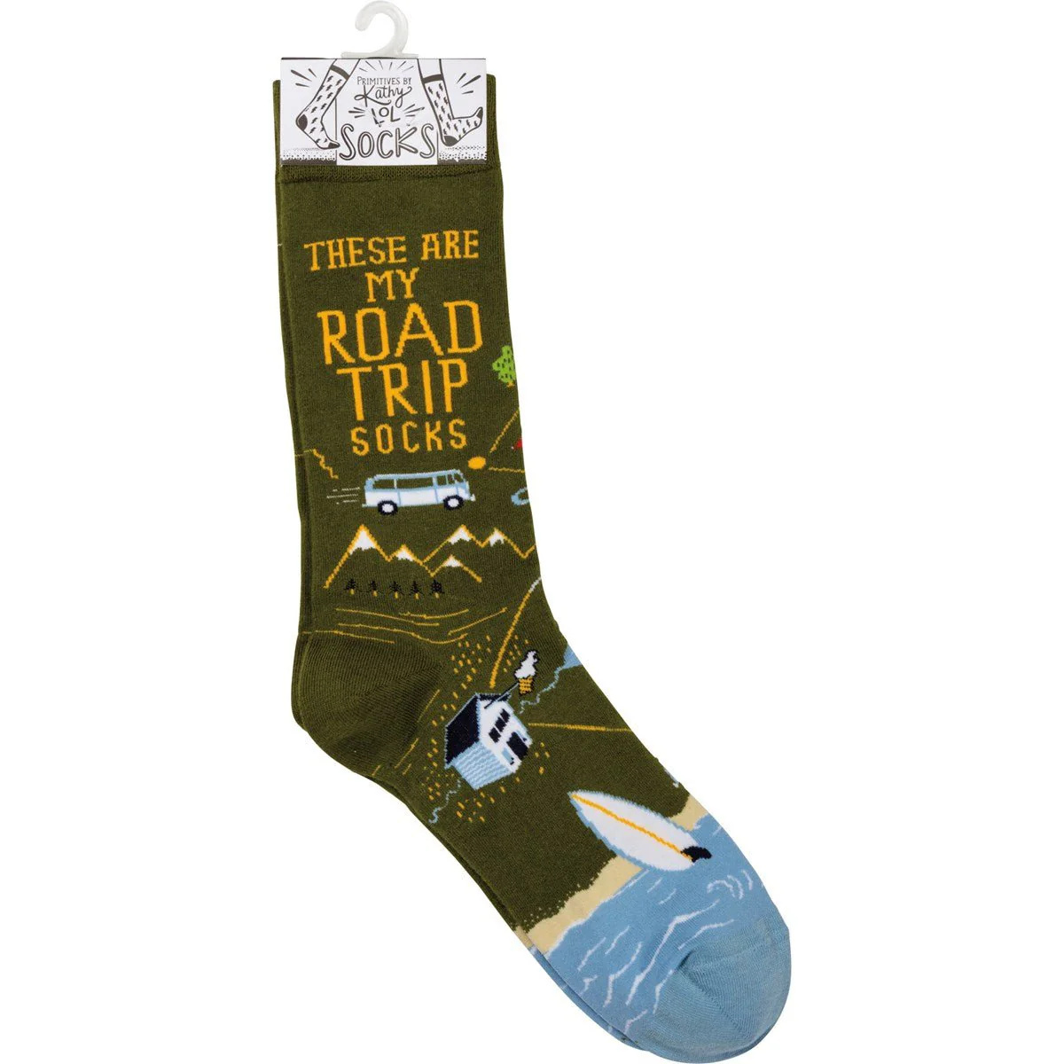 These Are My Road Trip Socks | Fun Travel-Inspired Crew Socks - Image 8