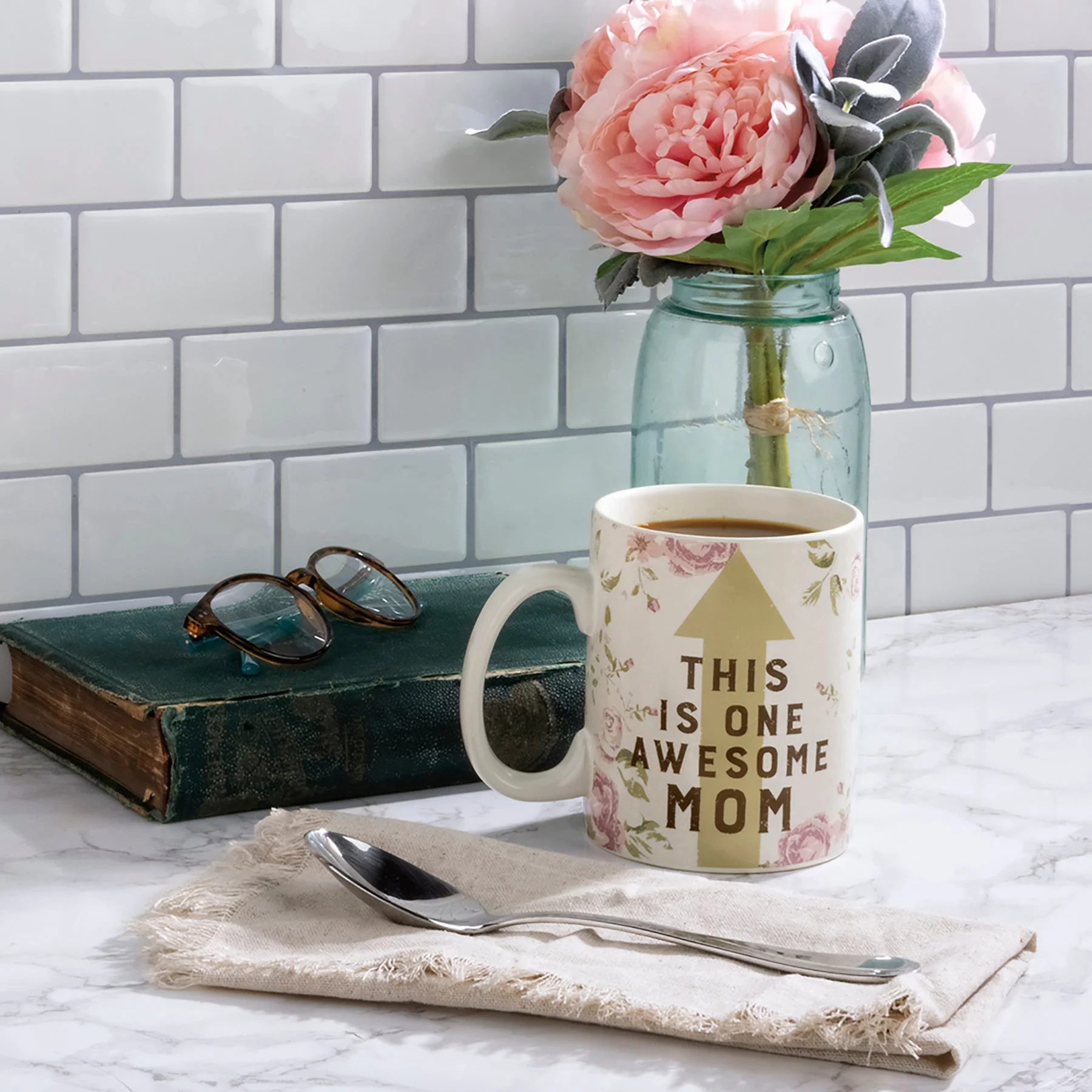 This Is One Awesome Mom Large Stoneware Coffee Mug | Holds 20 oz. - Image 4