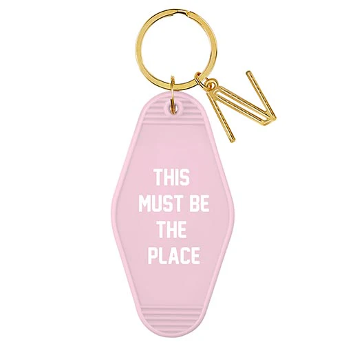 This Must Be The Place Pink Motel Key Tag | Acrylic - Image 2