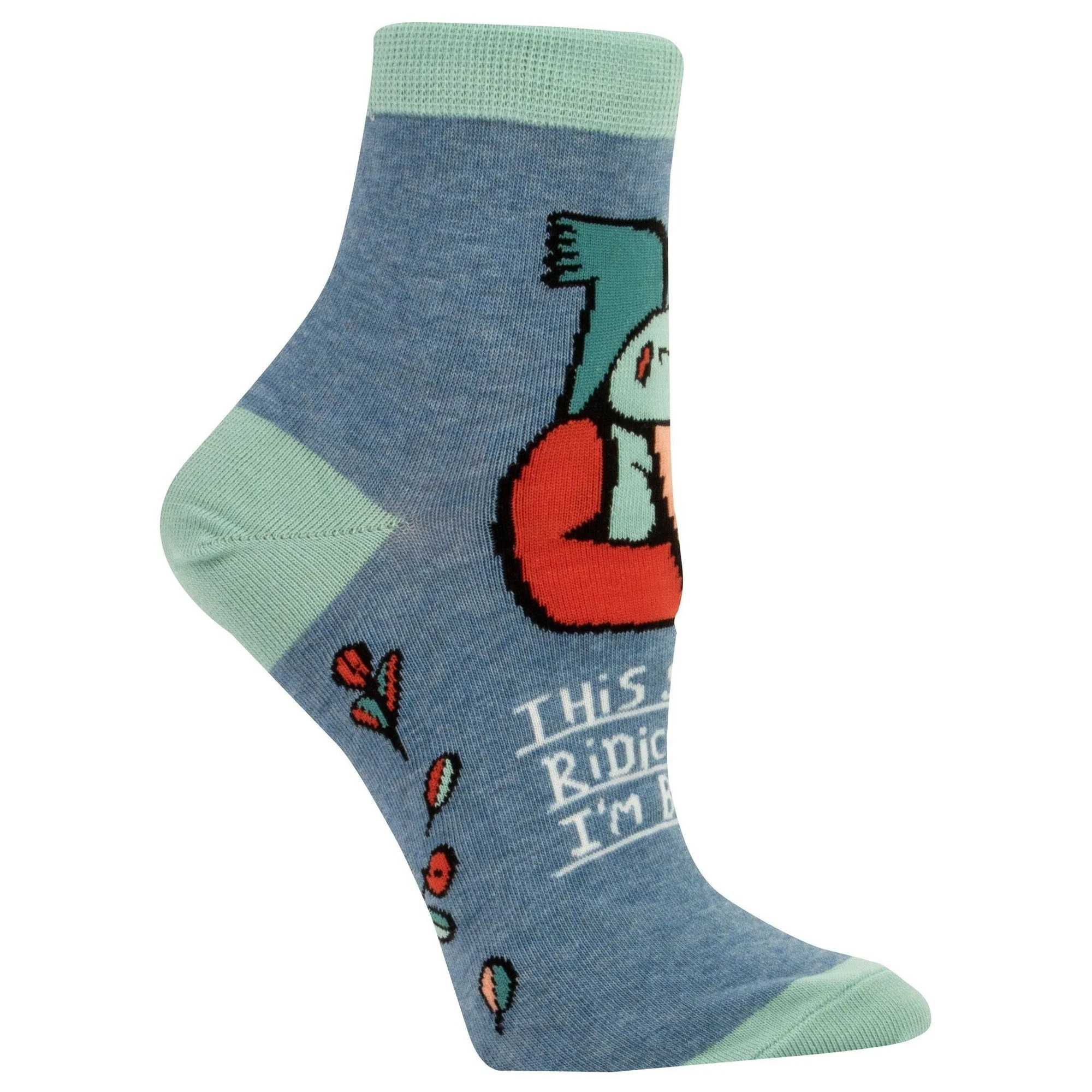This Shit Is Ridiculous - I'm Busy Women's Ankle Socks | BlueQ at GetBullish - Image 3