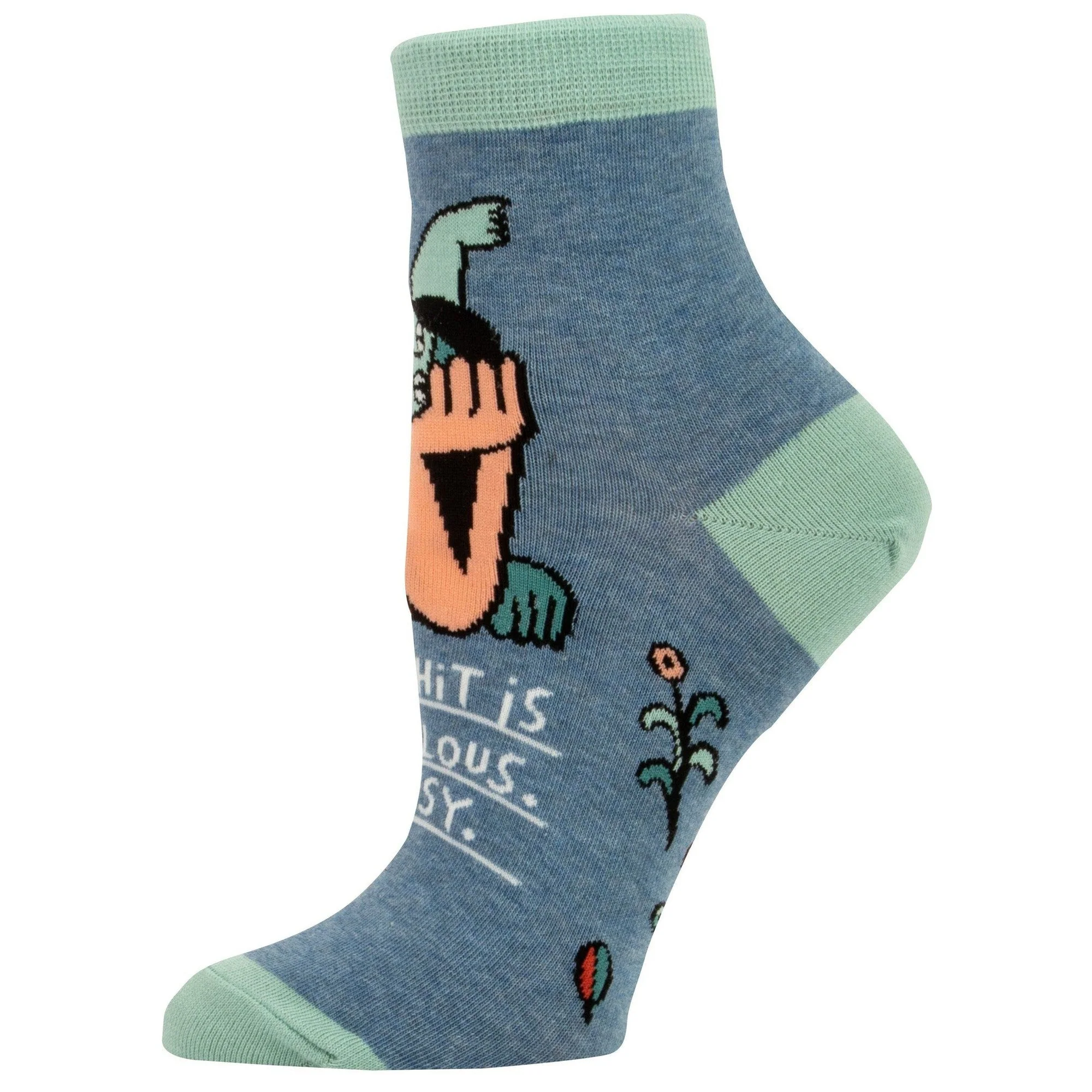 This Shit Is Ridiculous - I'm Busy Women's Ankle Socks | BlueQ at GetBullish - Image 4