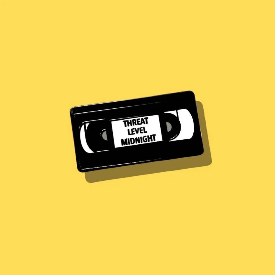 Threat Level Midnight VHS Enamel Pin | The Office Michael Scott Inspired Hard Lapel Pin - Image 5