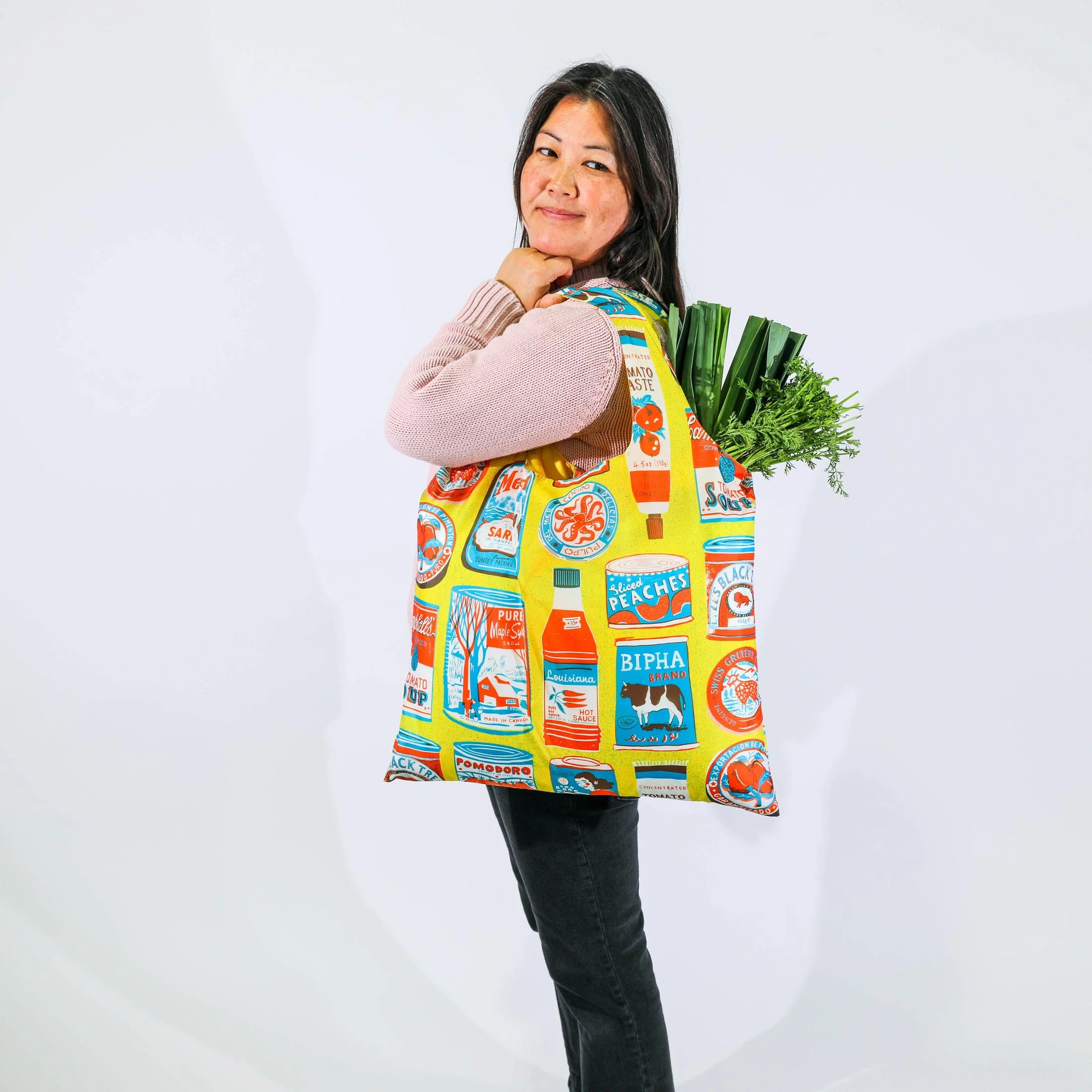 Tins Art Sack® by The Printed Peanut Reusable Tote Bag - Image 2