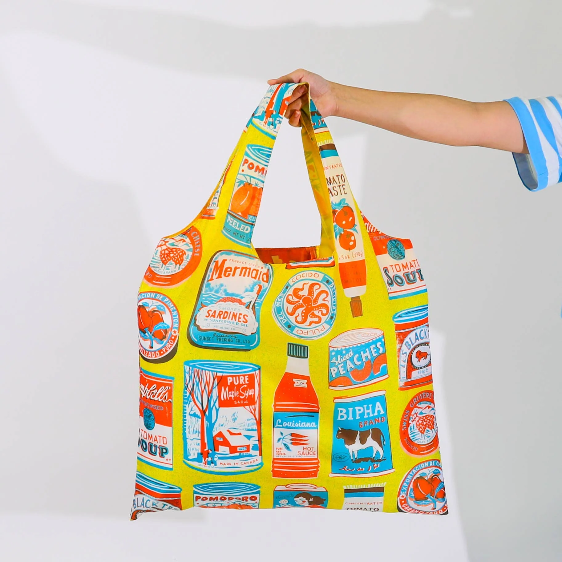 Tins Art Sack® by The Printed Peanut Reusable Tote Bag - Image 3