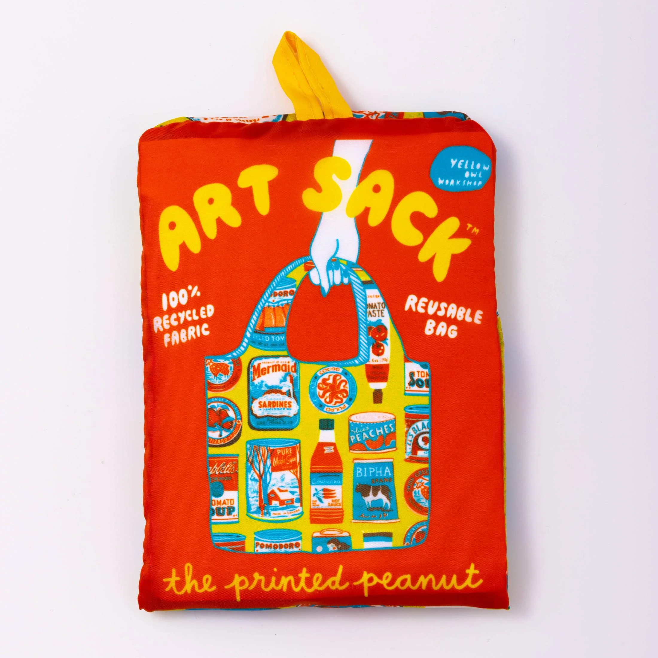 Tins Art Sack® by The Printed Peanut Reusable Tote Bag - Image 4