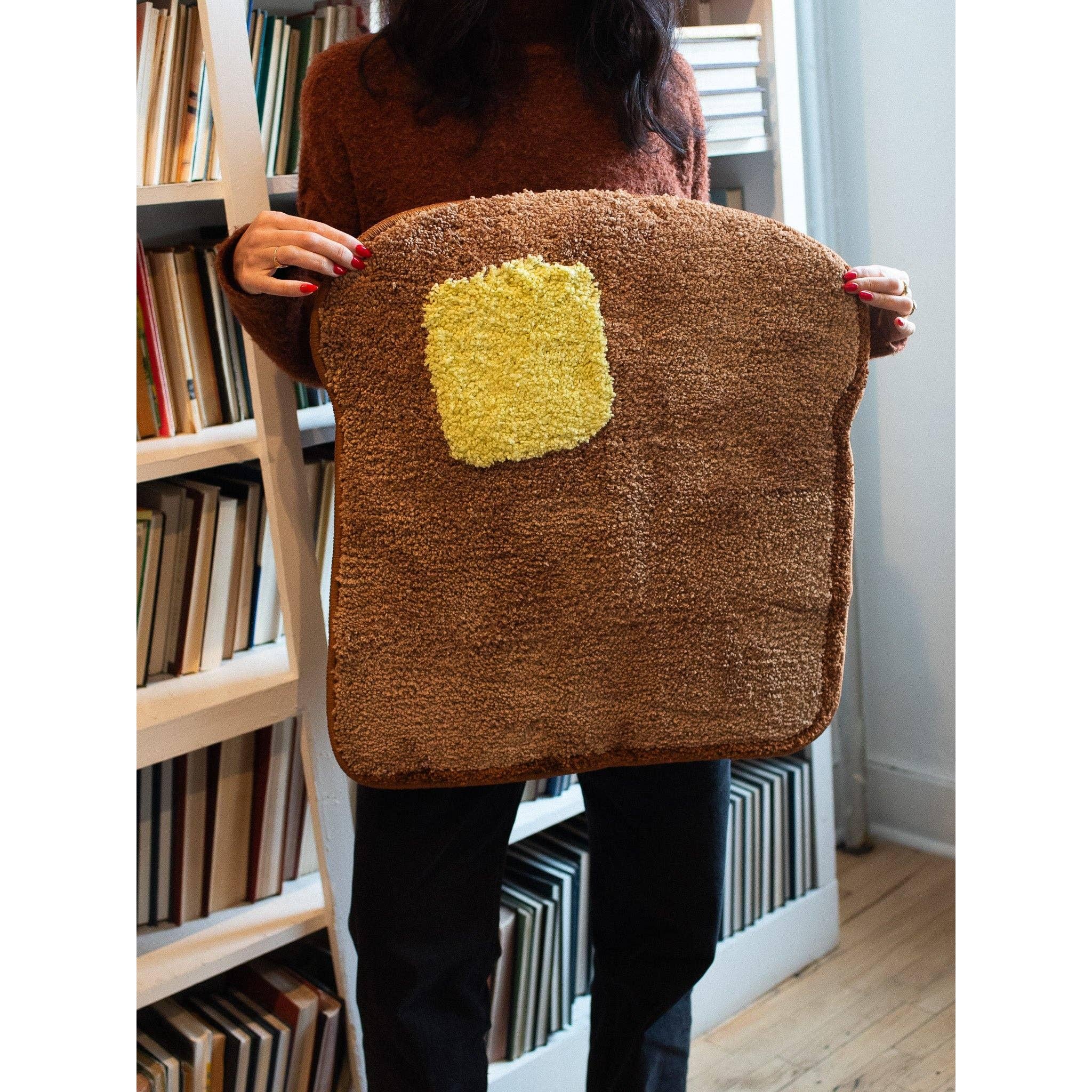 Toast Bread Ultrasoft Rug | Slip Resistant Door Mat 22" x 24 - Image 5