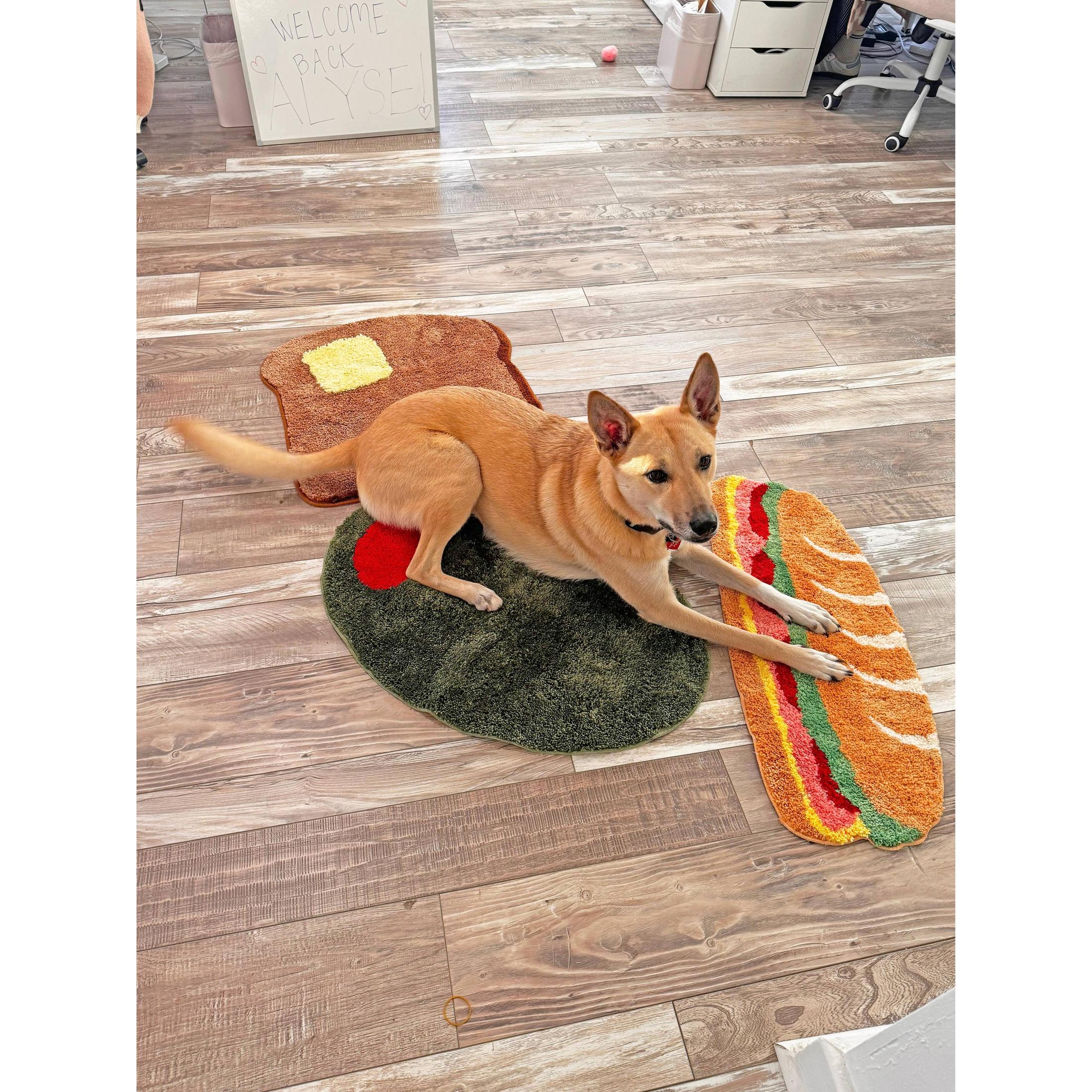 Toast Bread Ultrasoft Rug | Slip Resistant Door Mat 22" x 24 - Image 6