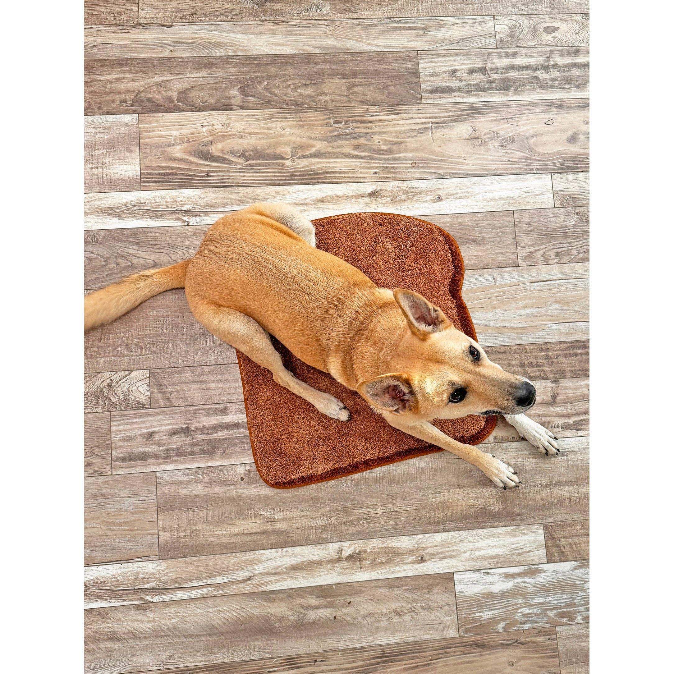 Toast Bread Ultrasoft Rug | Slip Resistant Door Mat 22" x 24 - Image 7