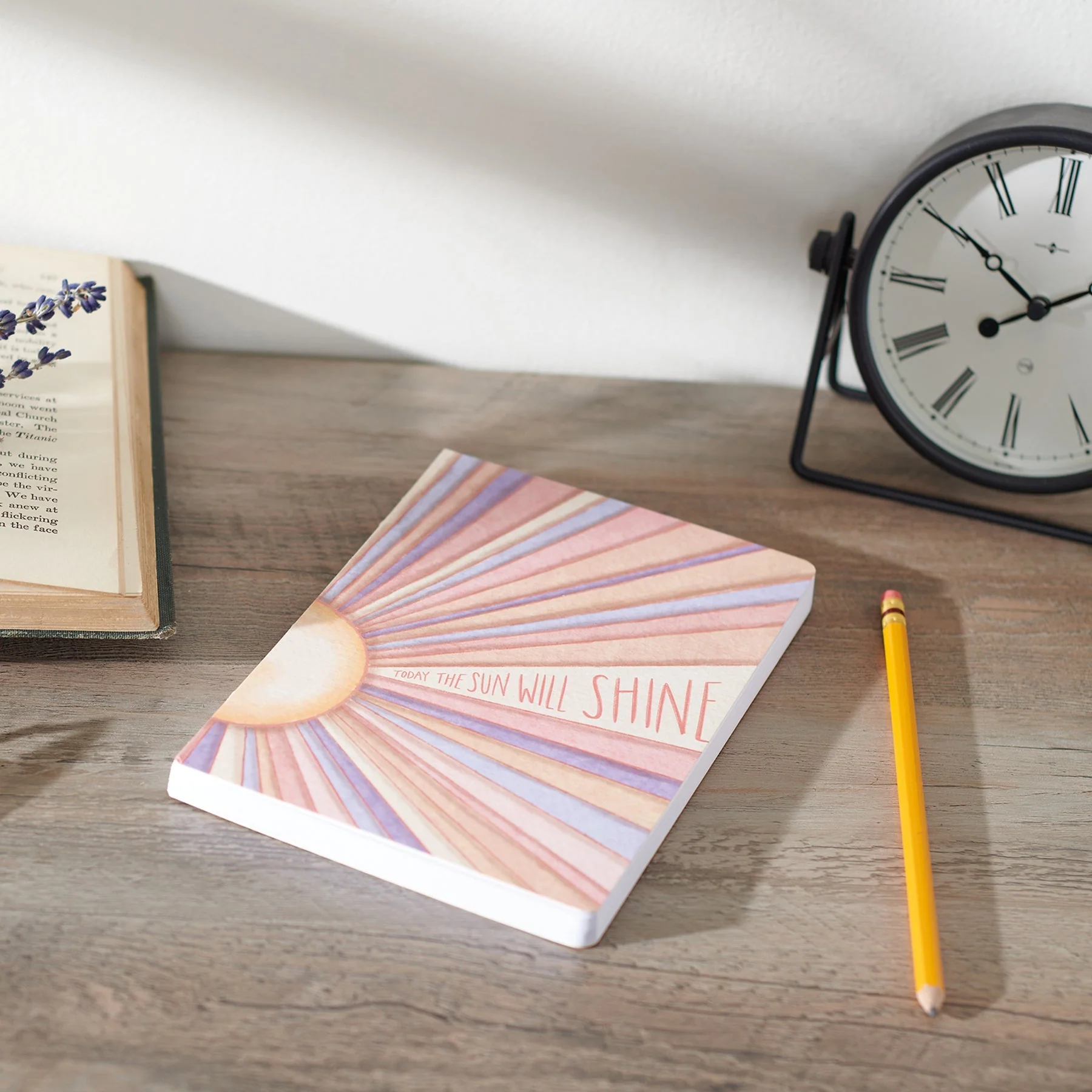 Today The Sun Will Shine Journal | Double-Sided Sun Artwork Design Notebook - Image 3