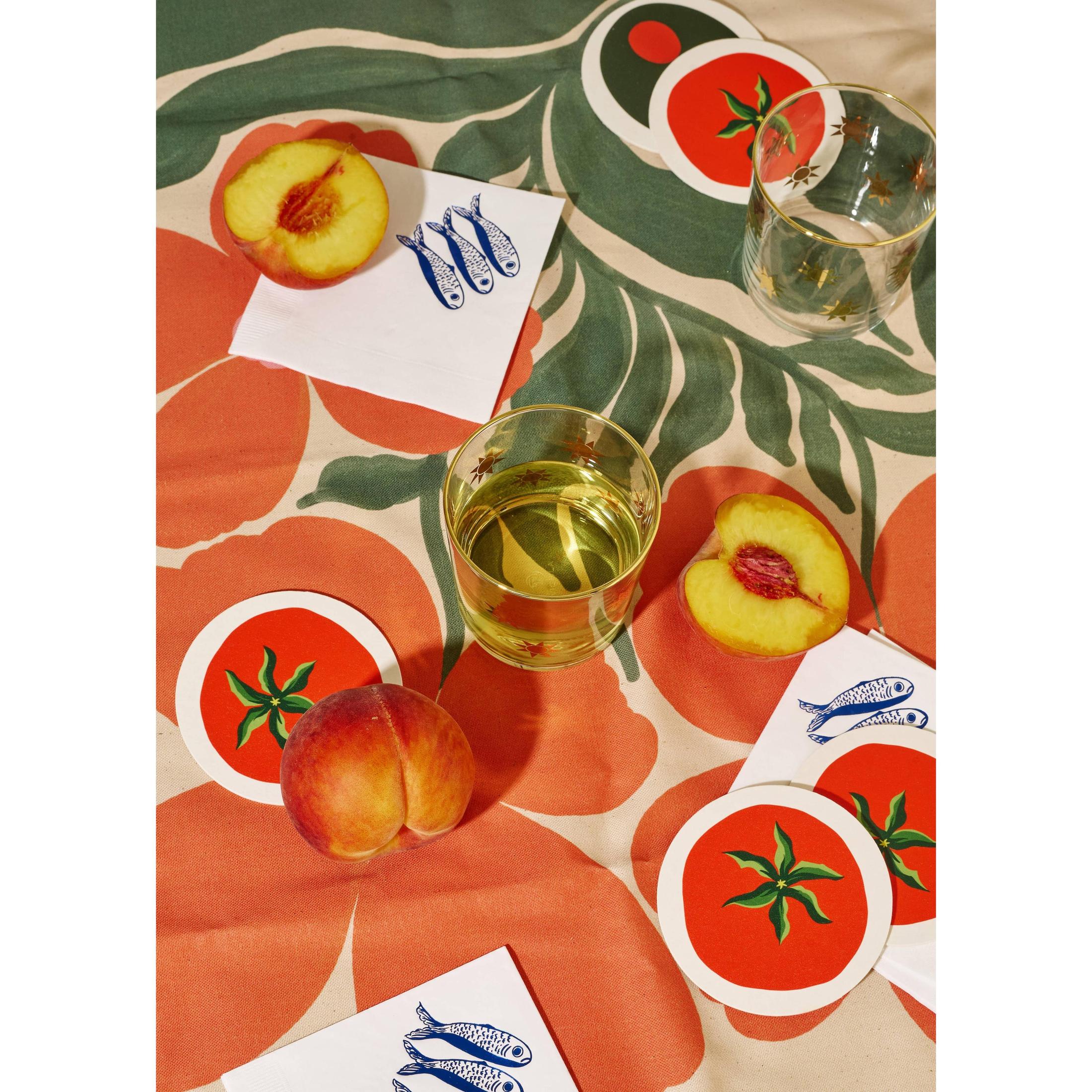 Set of 4 Tomato Coasters | Chipboard Eco-friendly Tableware - Image 5