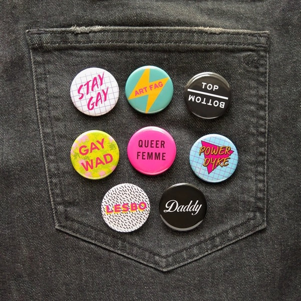 Top/Bottom Button in Black and White - Image 5