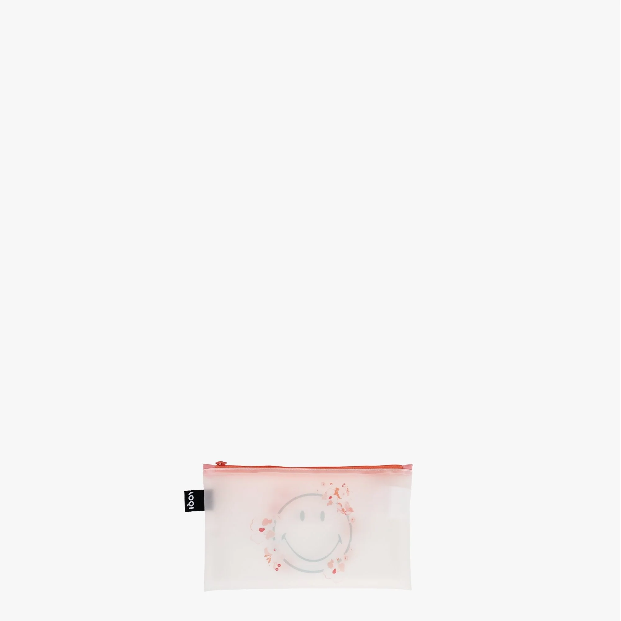Transparent Milky Blossom Smiley Zip Pockets | Set of 3 | Certified CO2 Neutral - Image 2