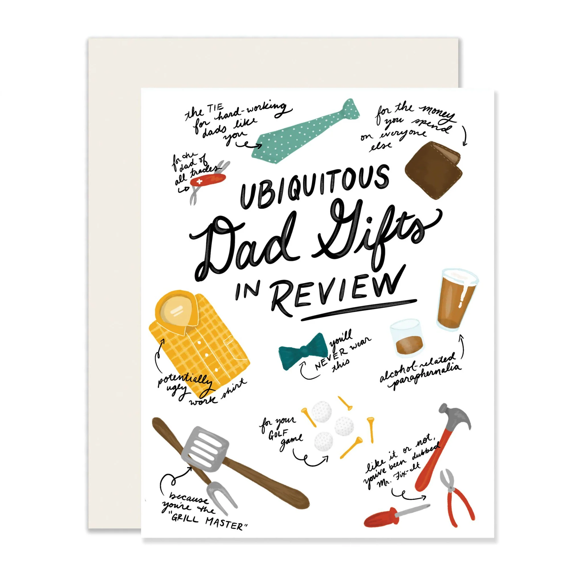 Father's Day Card | Reviews of Ubiquitous Dad Gifts | Funny Greeting Card Birthday Holiday - Image 3