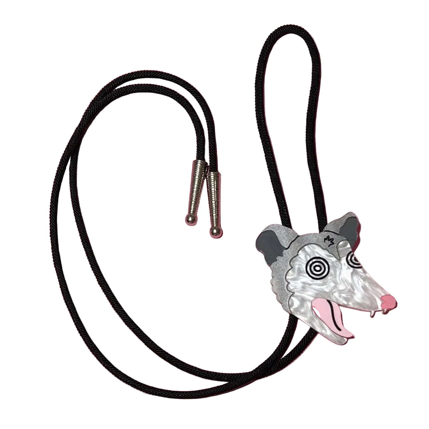 Unhinged Opossum Bolo Tie | Handmade - Image 3