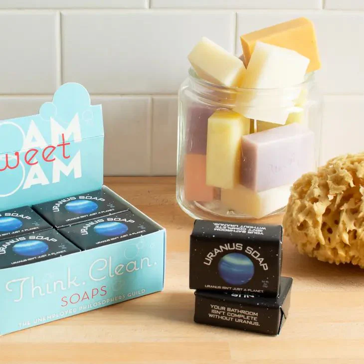 Uranus Mini Soap | Funny Unscented Gift Soap | 2 oz Mini Size - Image 5