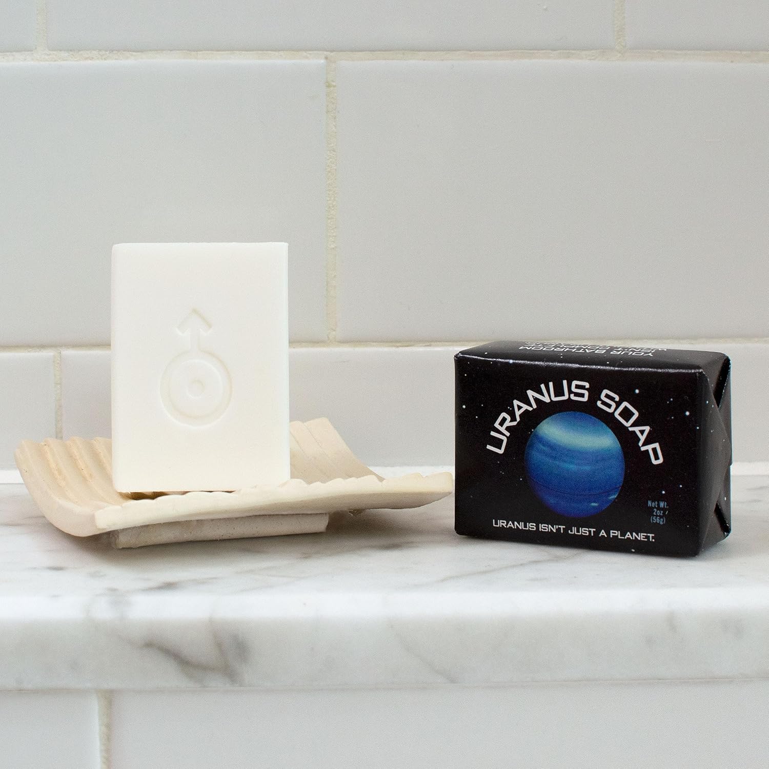 Uranus Mini Soap | Funny Unscented Gift Soap | 2 oz Mini Size - Image 7