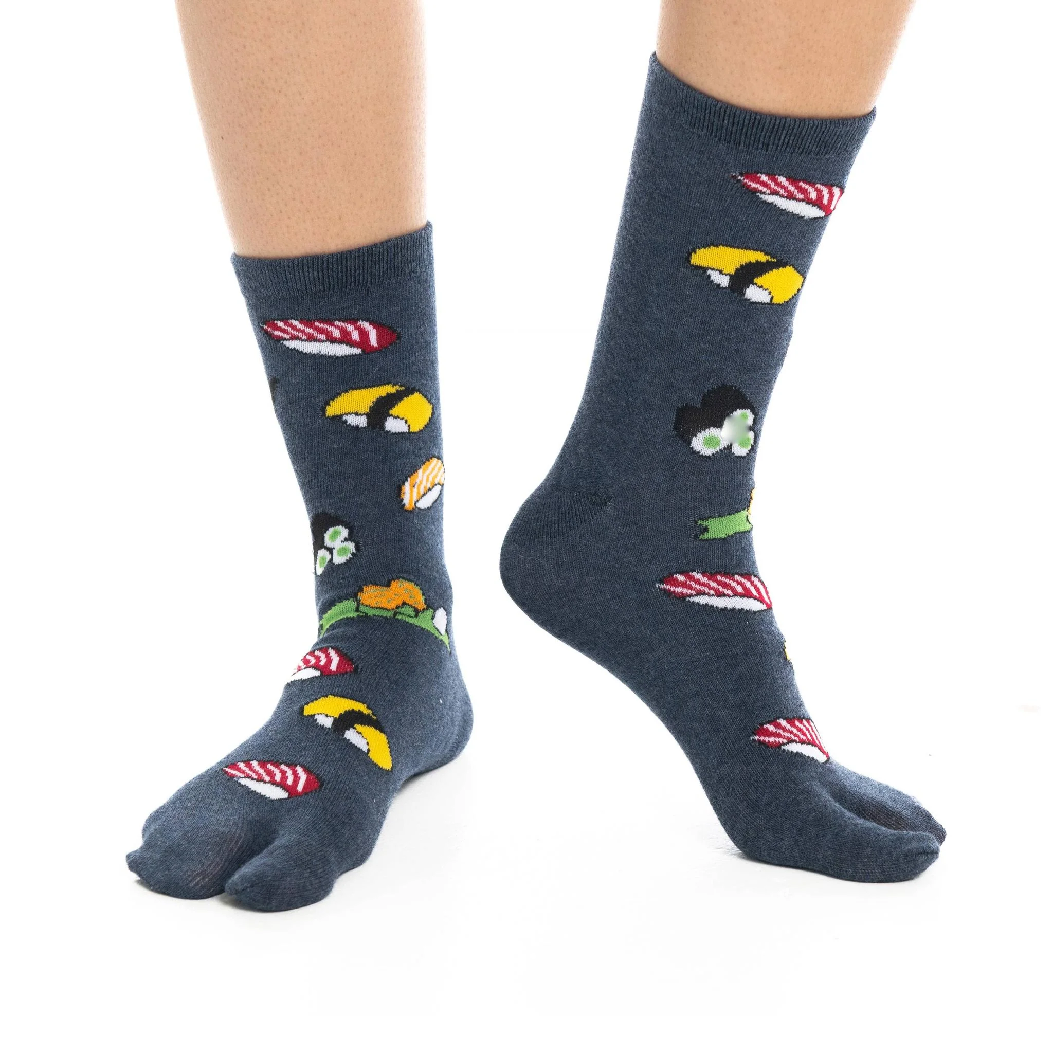 Japanese Sushi Tabi Split Toe Socks | Novelty Flip Flop Crew Socks - Image 10