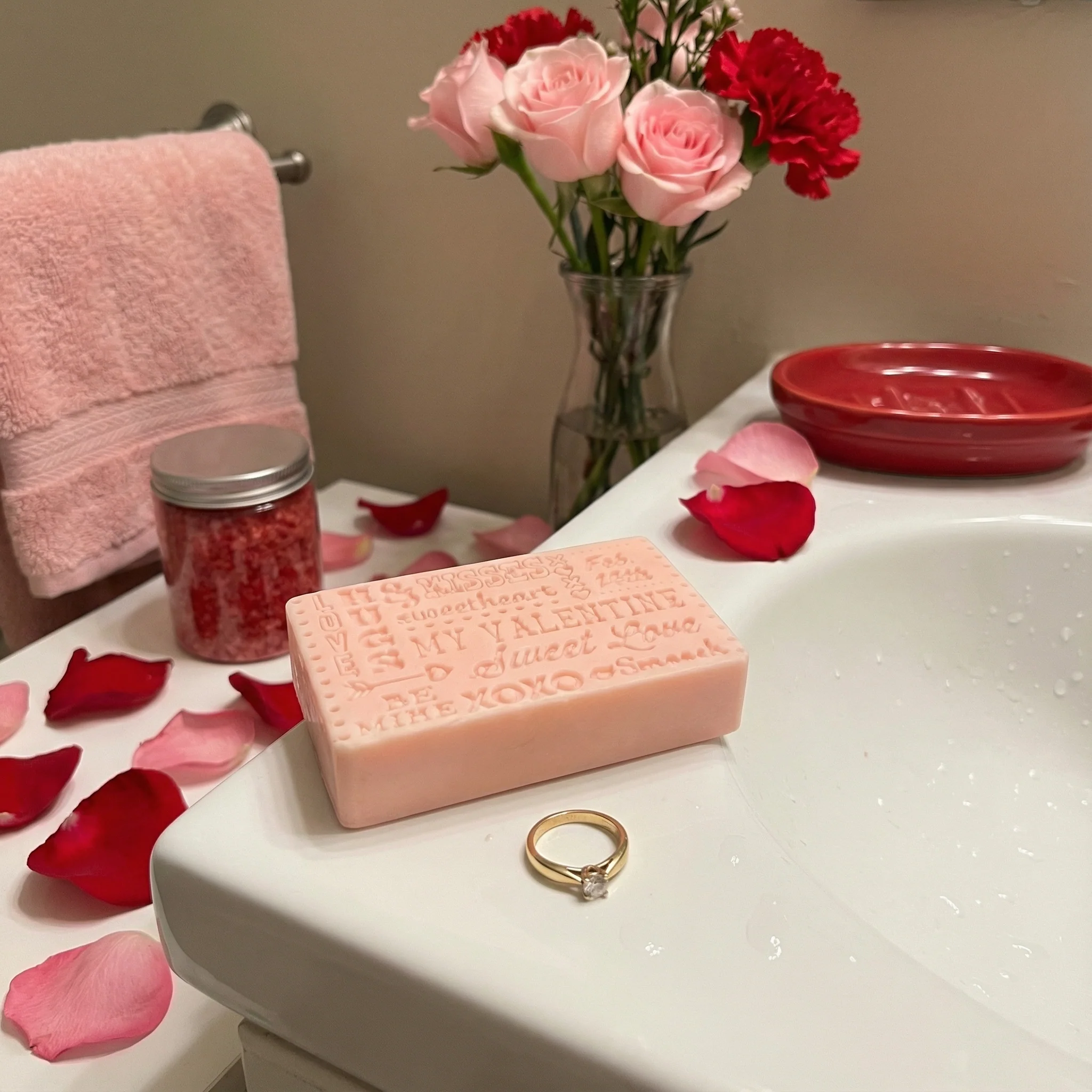 Valentine Sayings Pink Bar of Soap | Cotton Candy Scent | Valentine Gifts - Image 7