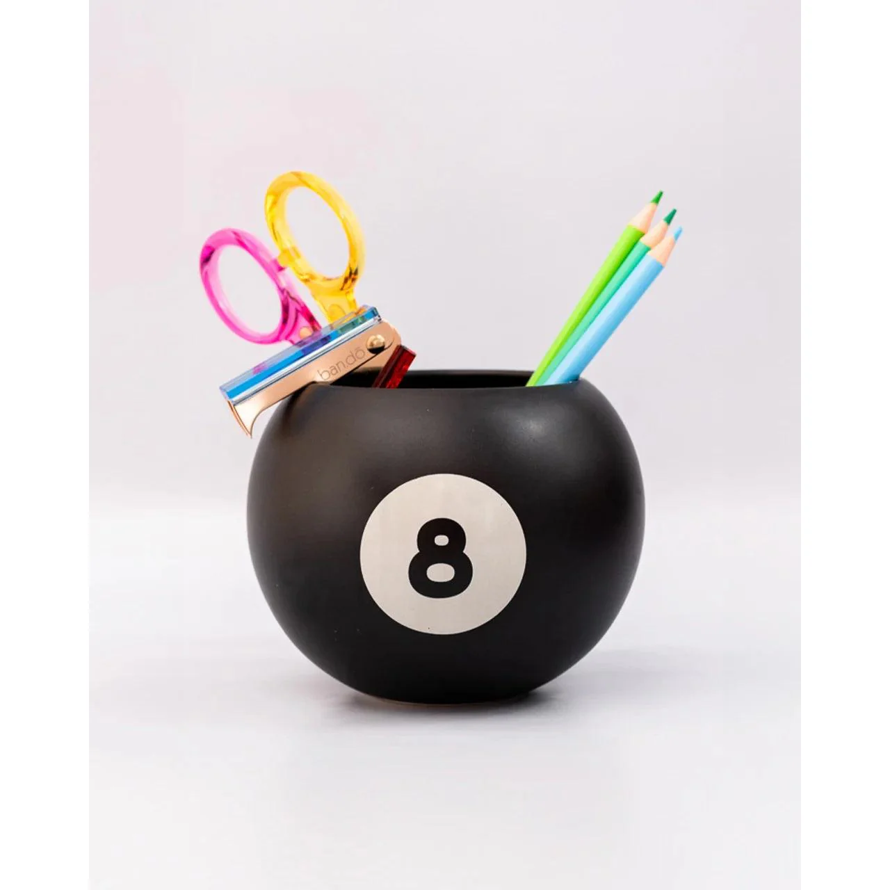8-Ball Retro Ceramic Vase | Magic 8 Ball Pencil Cup - Image 10