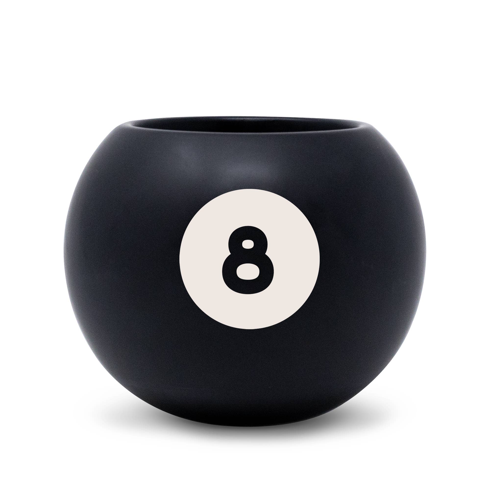 8-Ball Retro Ceramic Vase | Magic 8 Ball Pencil Cup - Image 3