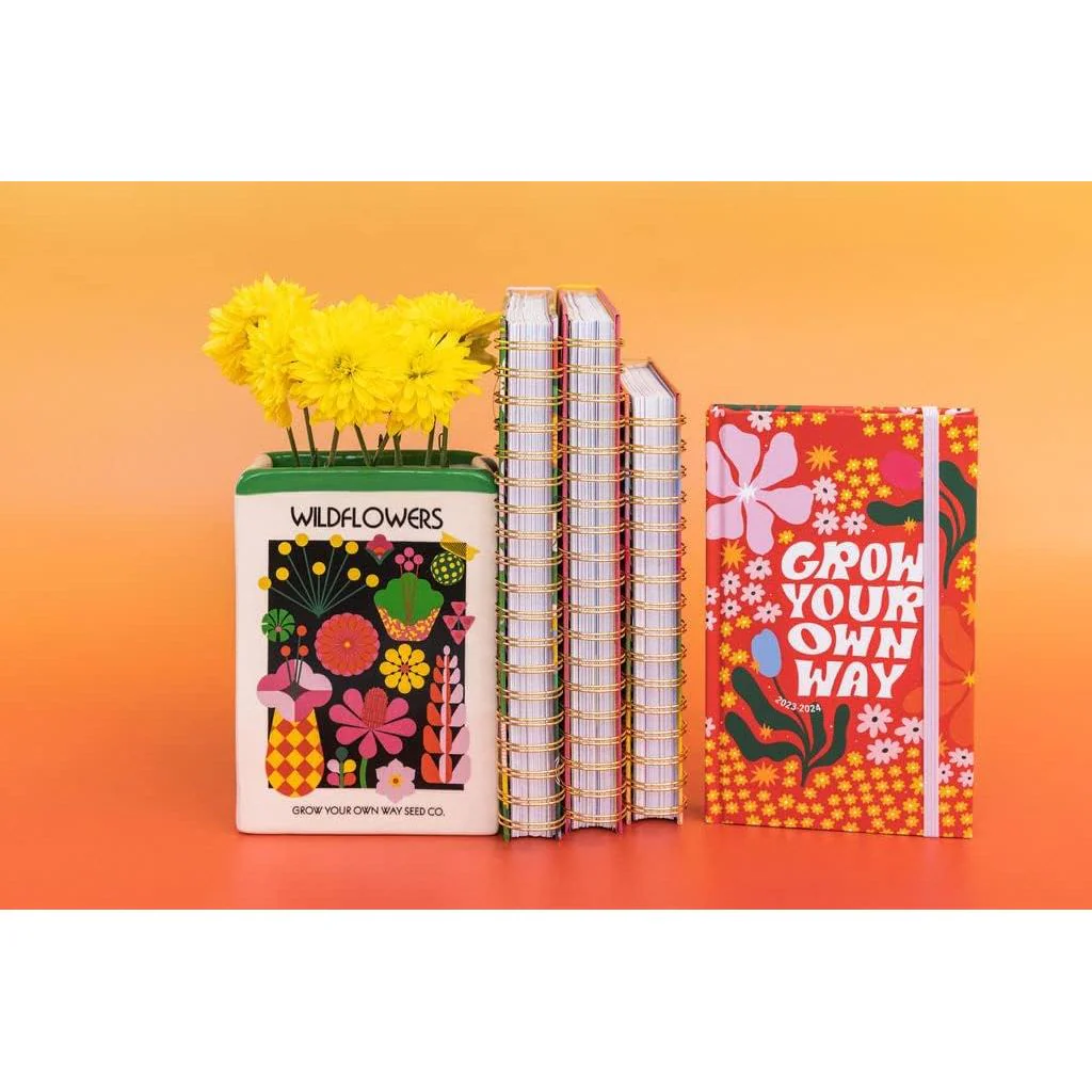 Wildflower Seeds Ceramic Vase | Shaped Like Seed Packet Home Decor - Image 7