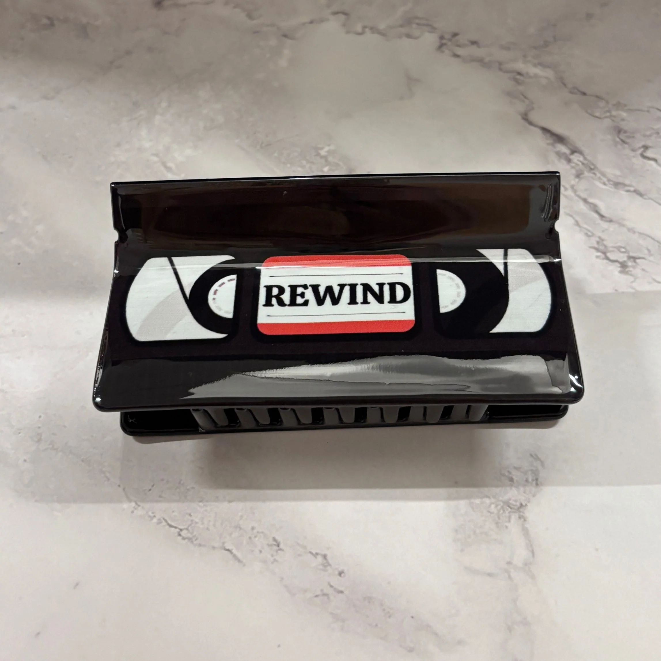 Velvet Claws Be Kind Please Rewind VHS Hair Claw - Image 5