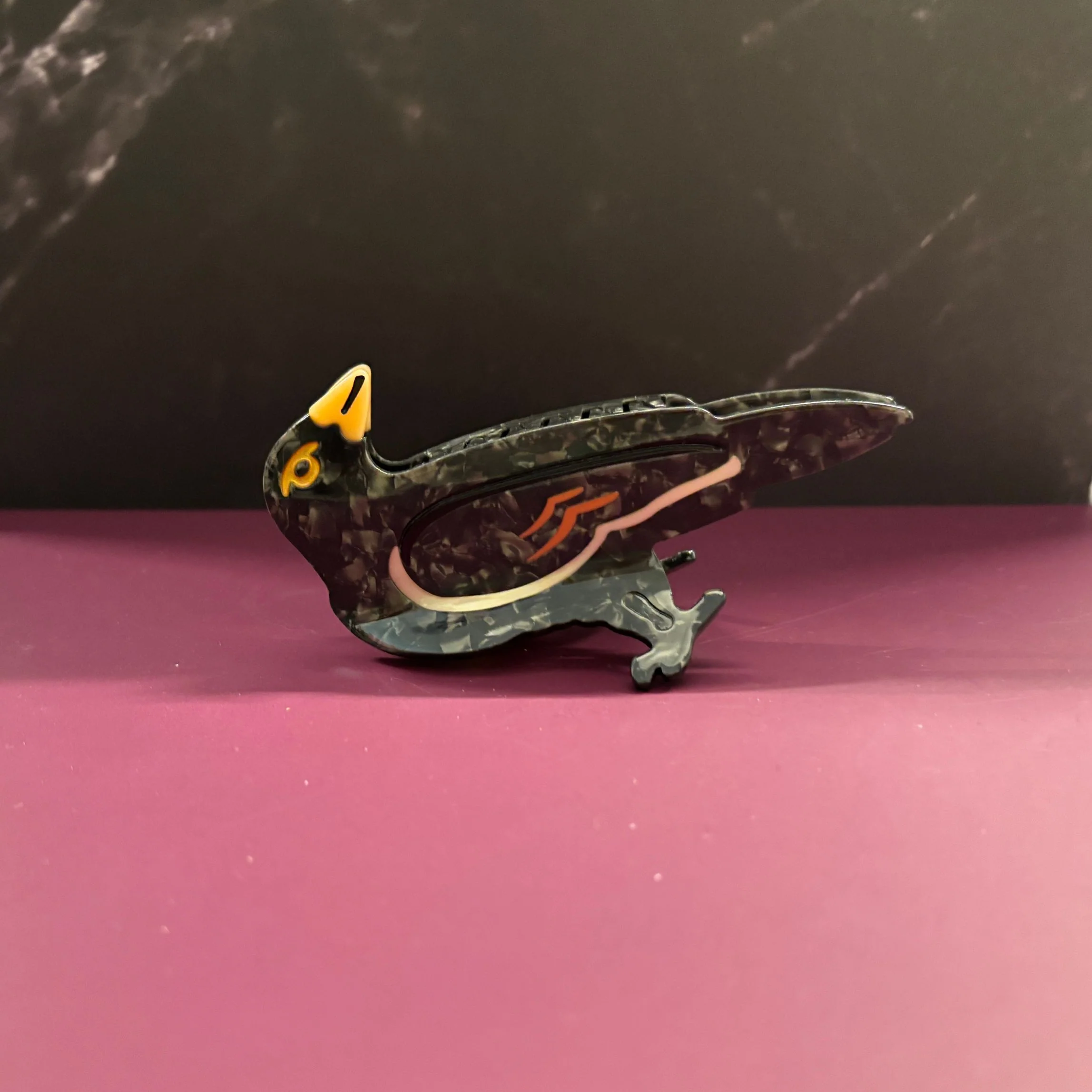 Velvet Claws Crow Bird Hair Claw - Image 7