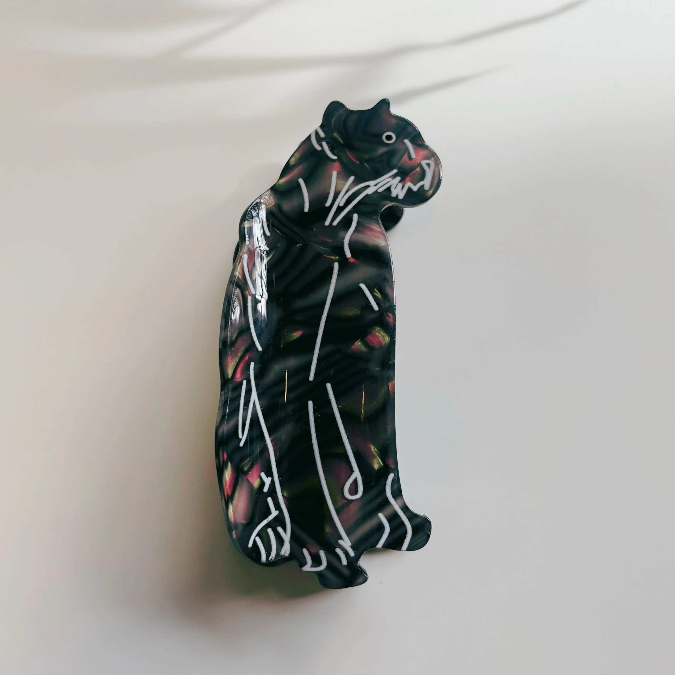 Velvet Claws Dark Panther Hair Clip