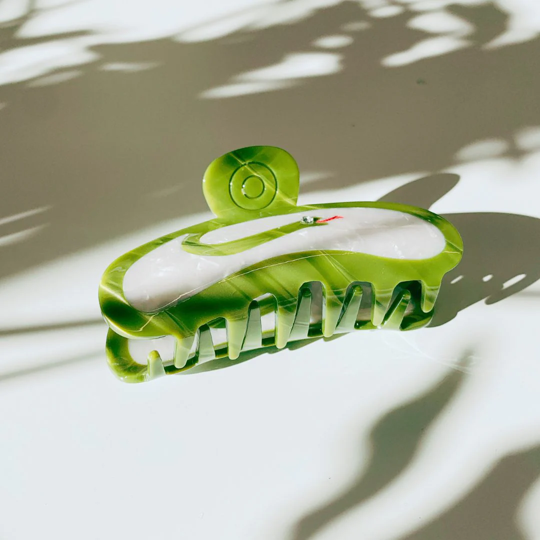 Velvet Claws Hair Clip | Green Snake Hair Claw - Image 2