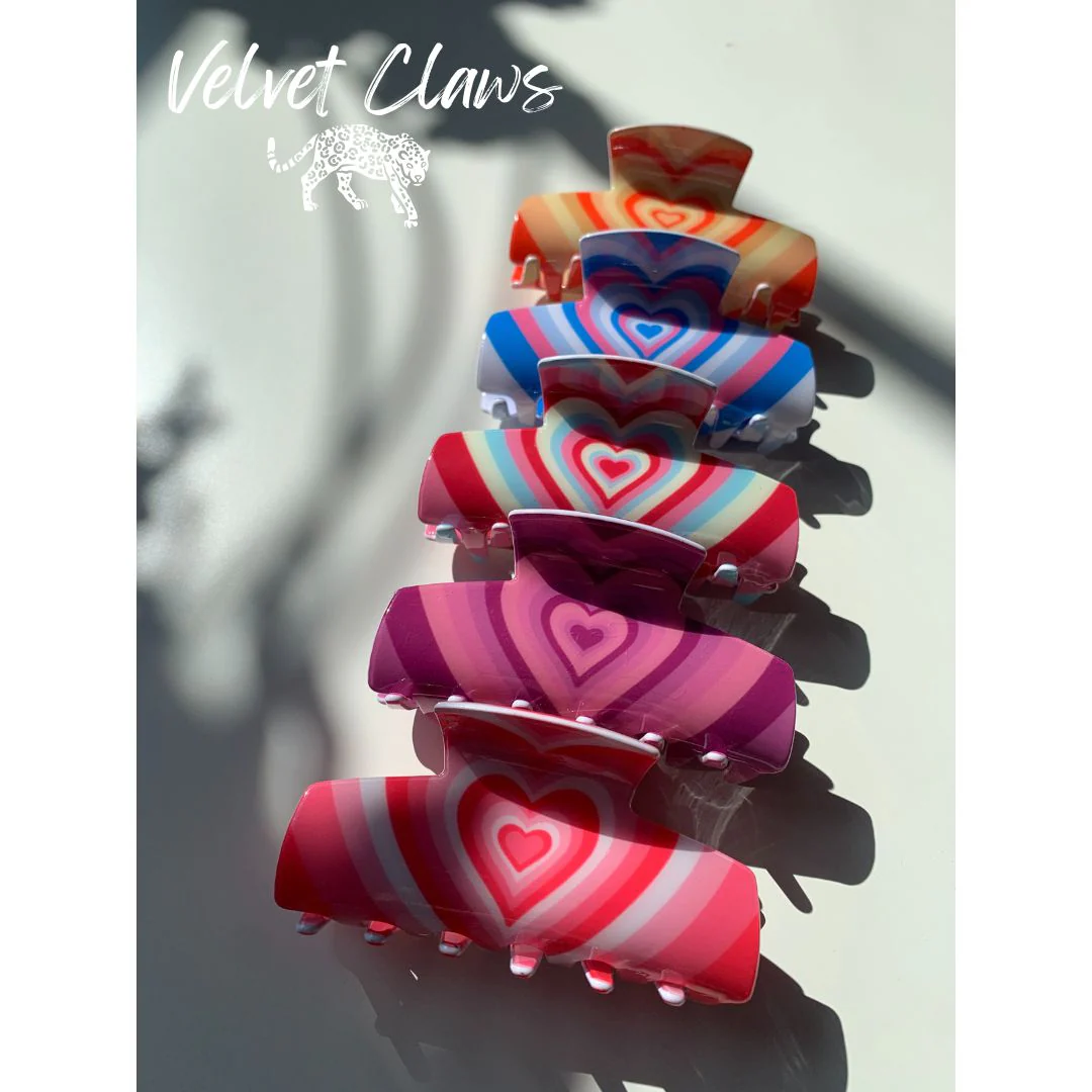 Velvet Claws Hair Clip | The Foxy in Blue Jeans Hair Claw - Image 11
