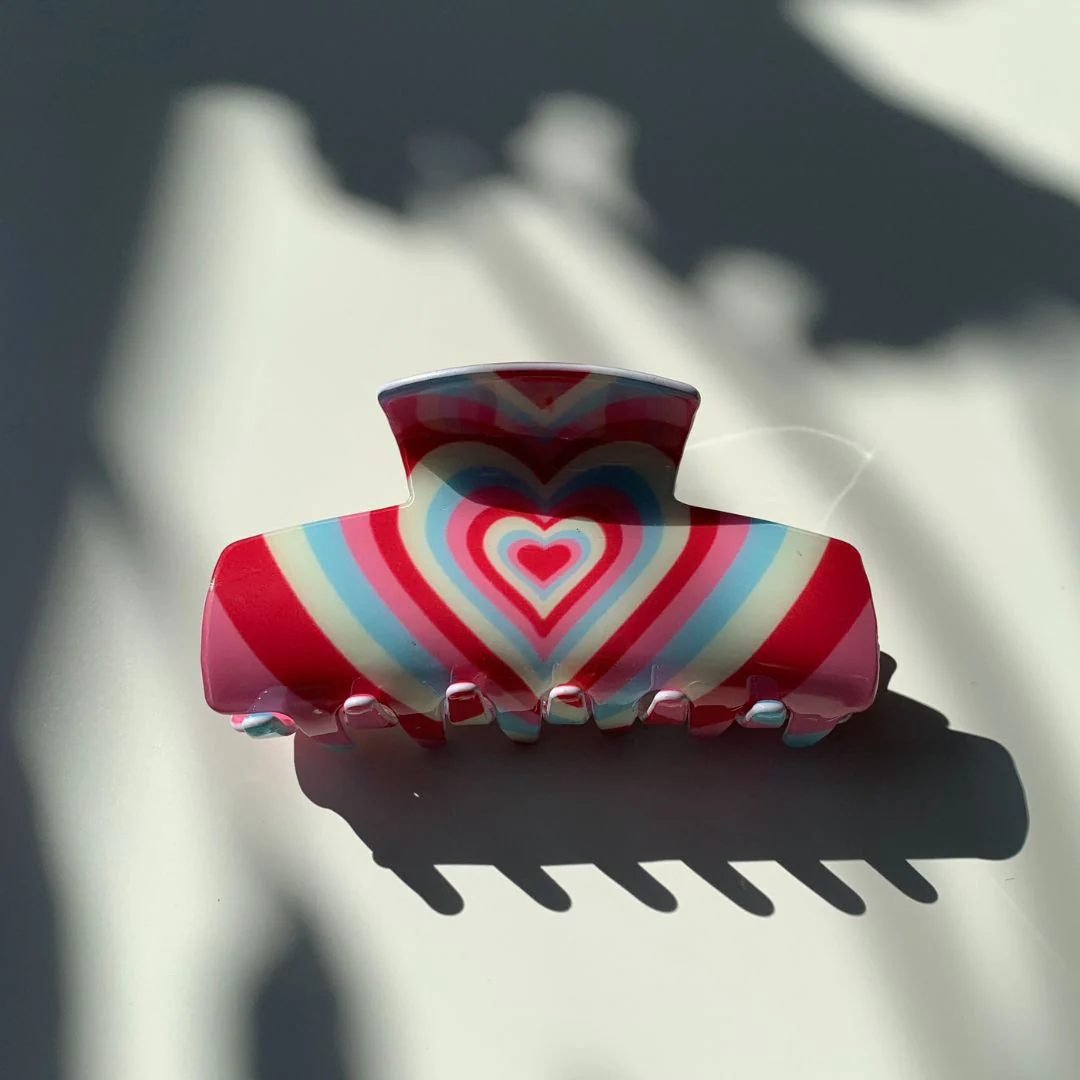 Velvet Claws Hair Clip | The Foxy in Red Mint Hair Claw - Image 2