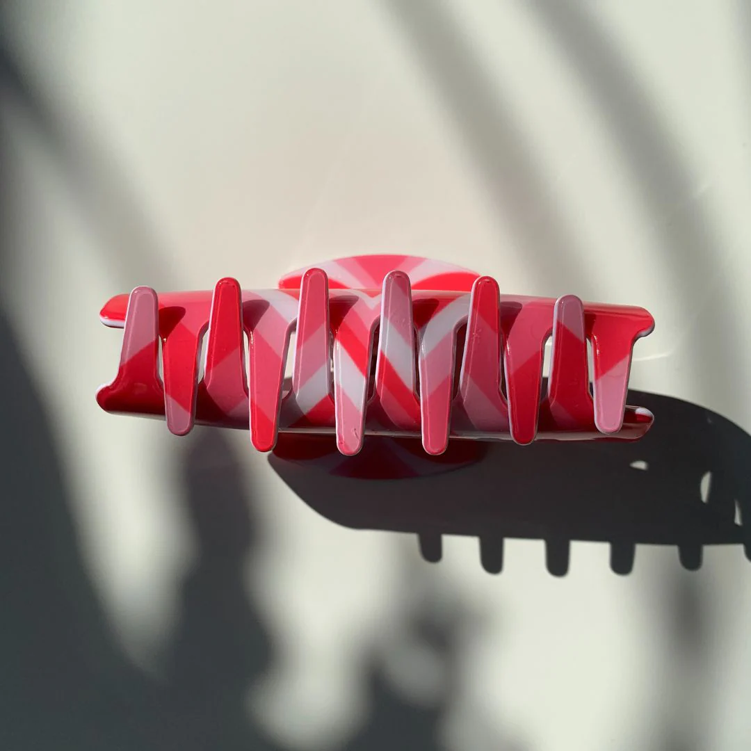 Velvet Claws Hair Clip | The Foxy in True Love Red Hair Claw - Image 3