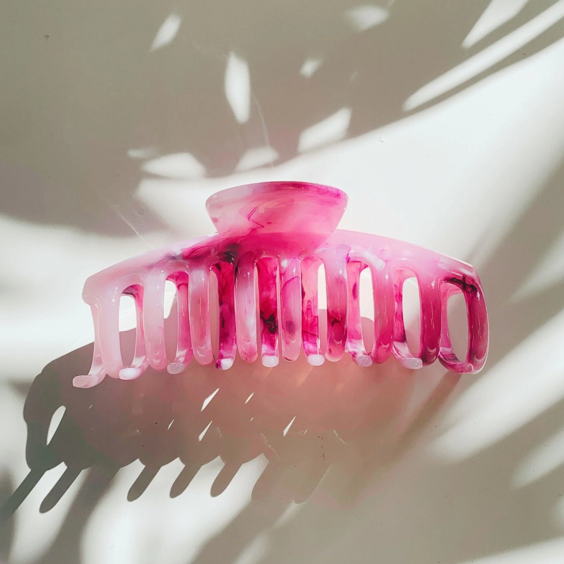 Velvet Claws Hair Clip | The Lobster in Berries & Cream Swirl Hair Claw - Image 4