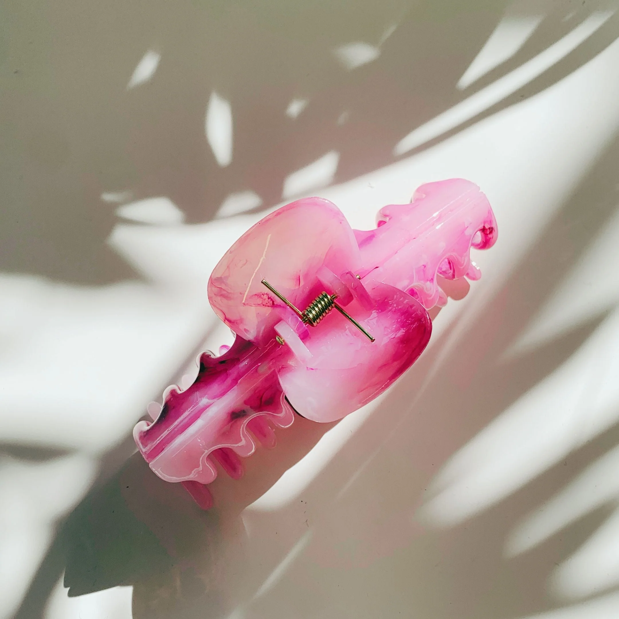 Velvet Claws Hair Clip | The Lobster in Berries & Cream Swirl Hair Claw - Image 5
