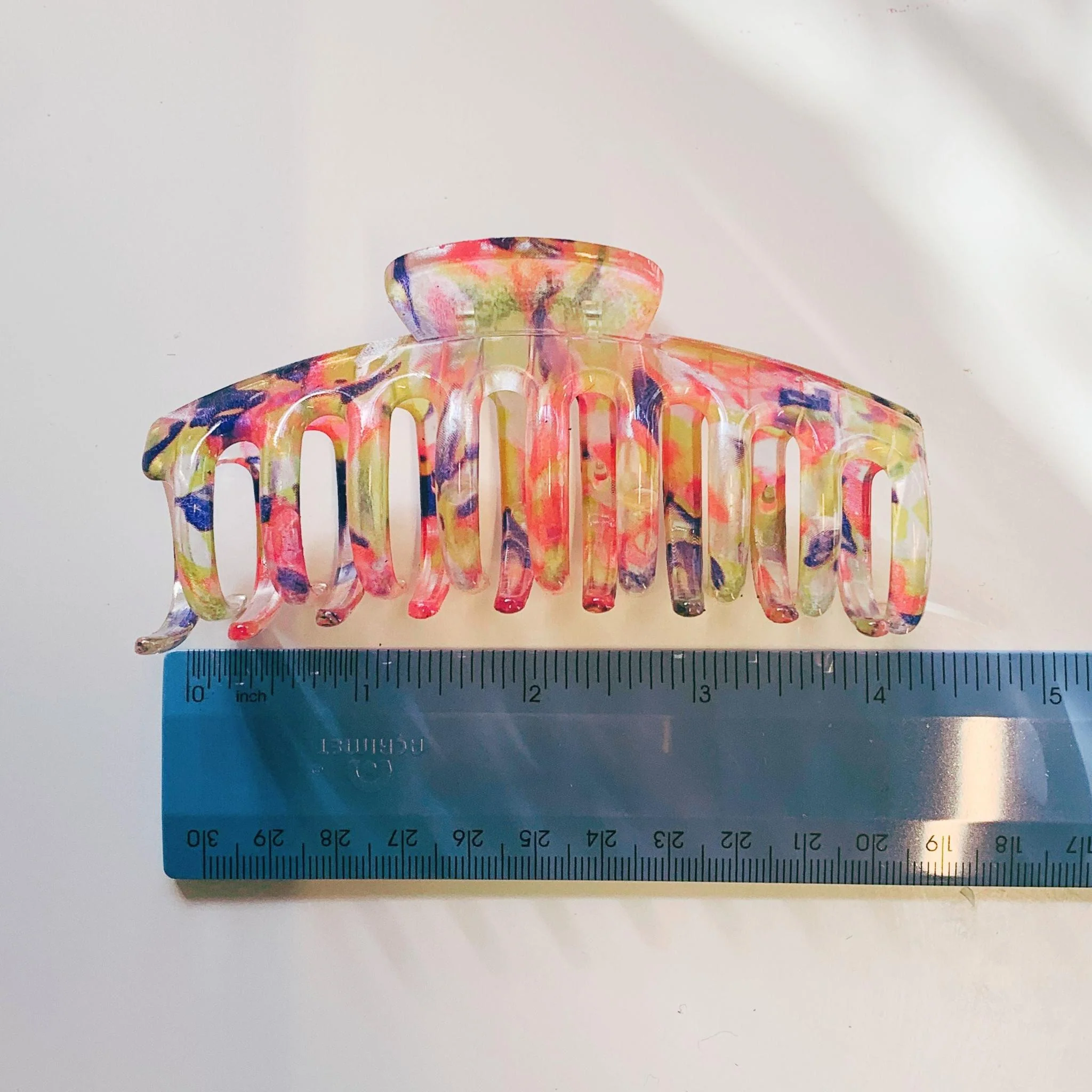Velvet Claws Hair Clip | The Lobster in Translucent Blooms - Image 4