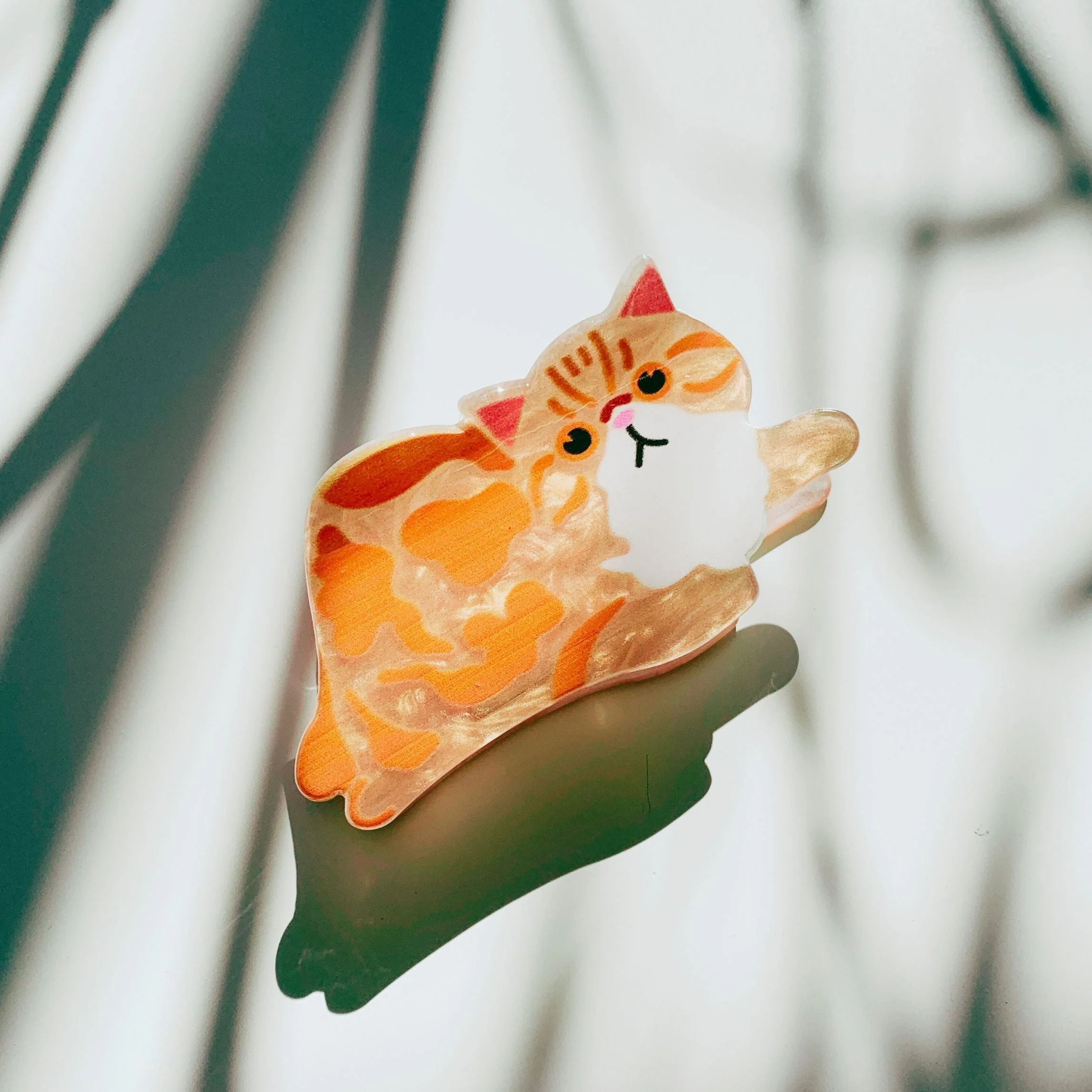 Velvet Claws Mini Orange Cat Hair Claw - Image 7