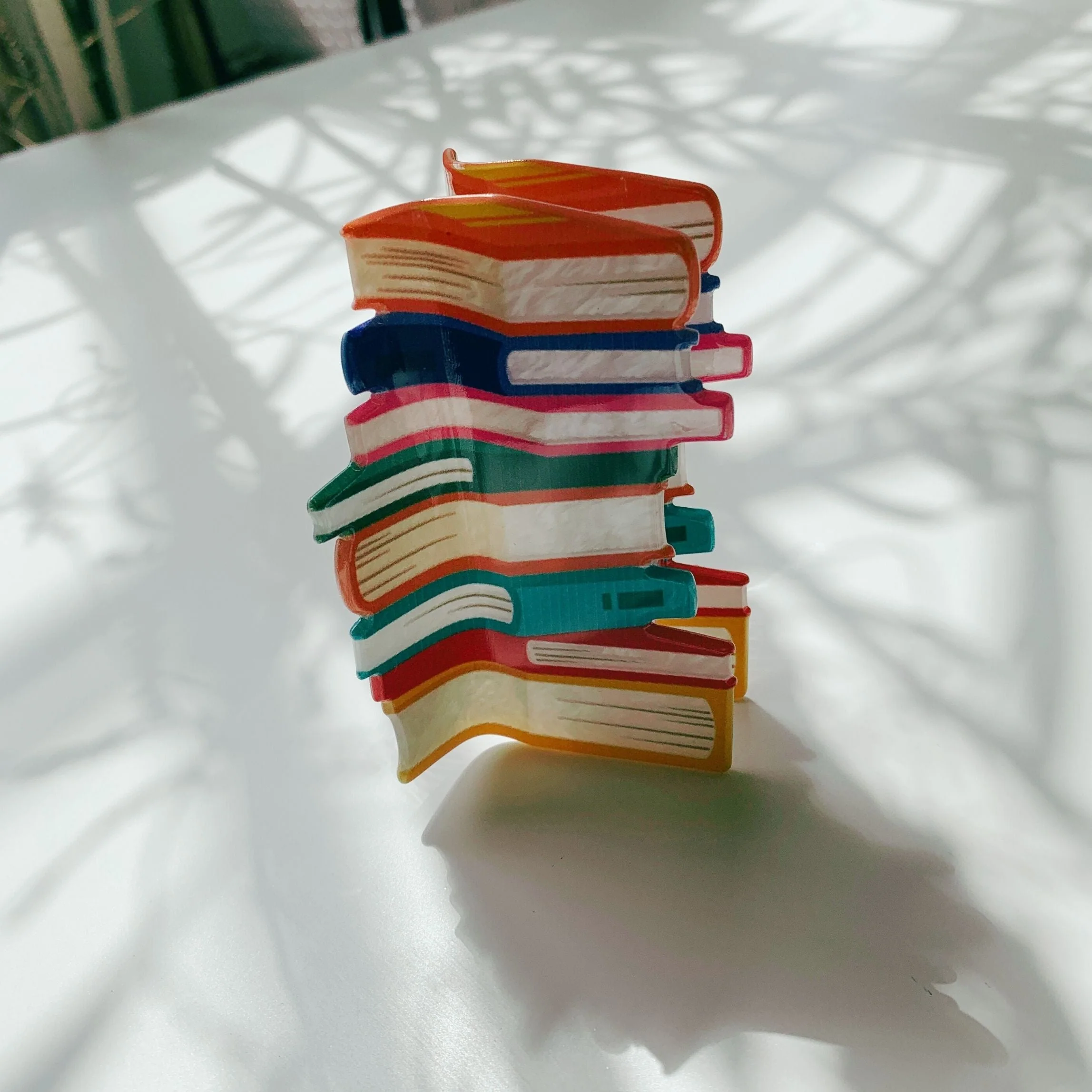 Velvet Claws Stack of Books Hair Clip - Image 4