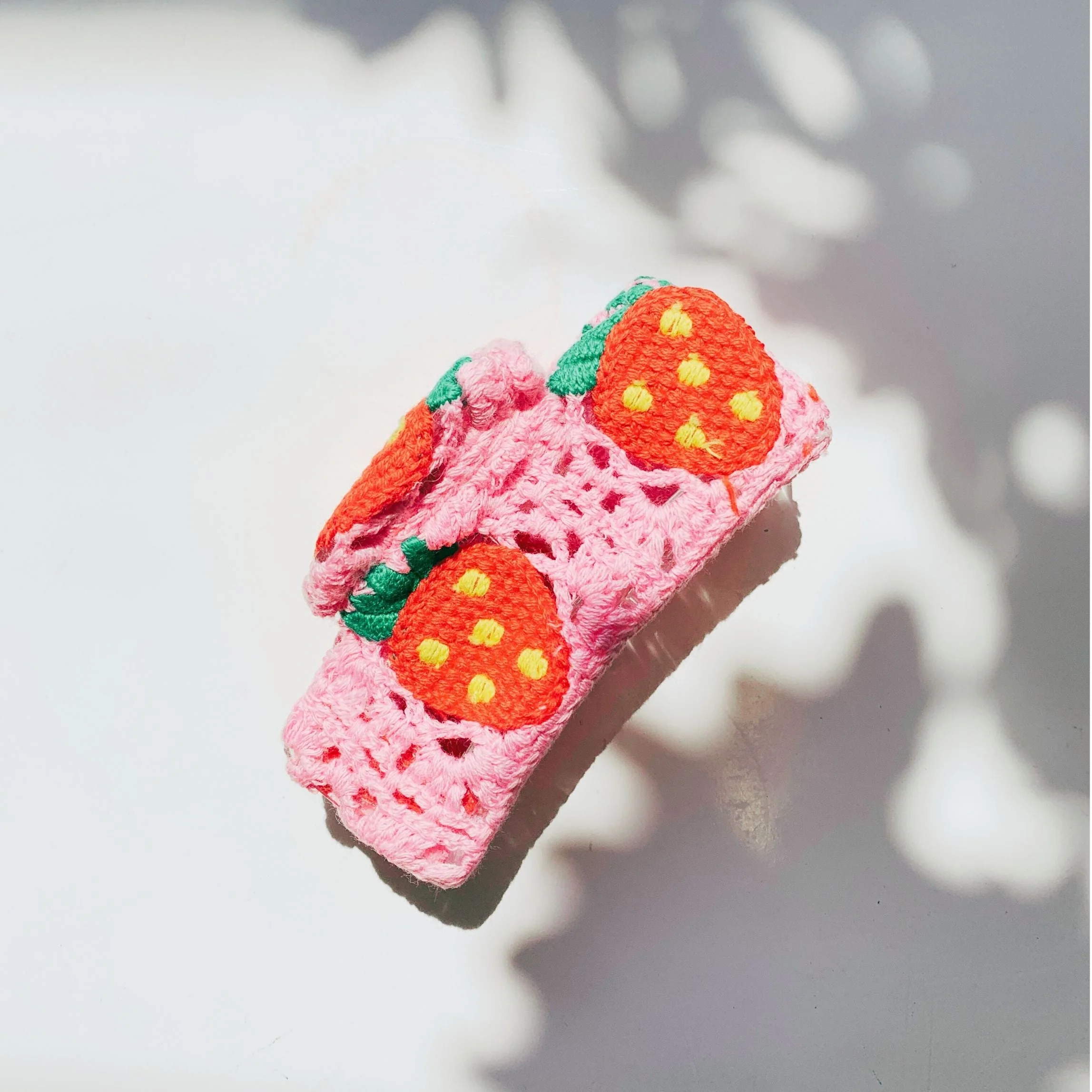 Velvet Claws Strawberry Granny Square Hair Claw - Image 10