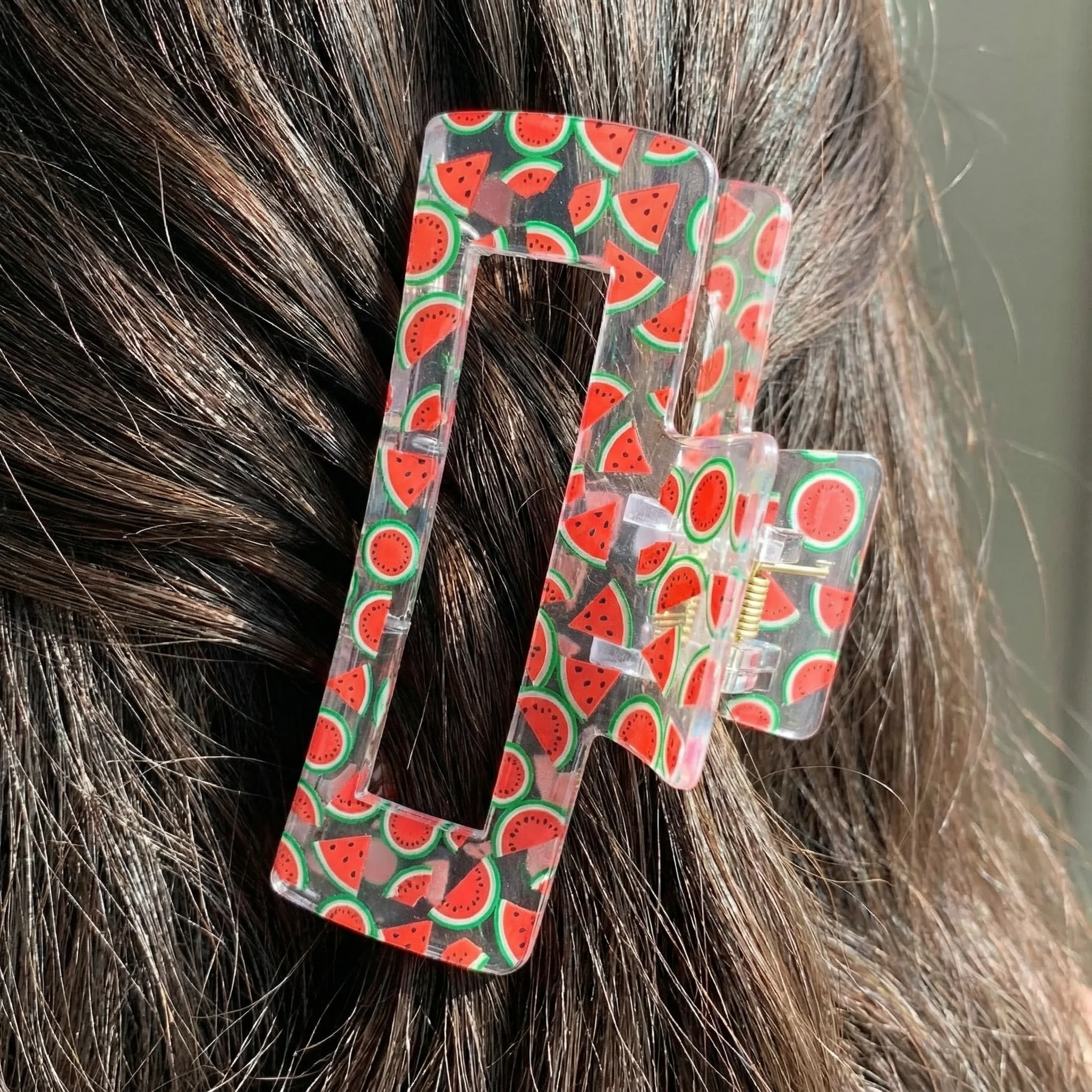 Velvet Claws The Crystal Hair Claw in Watermelon - Image 7