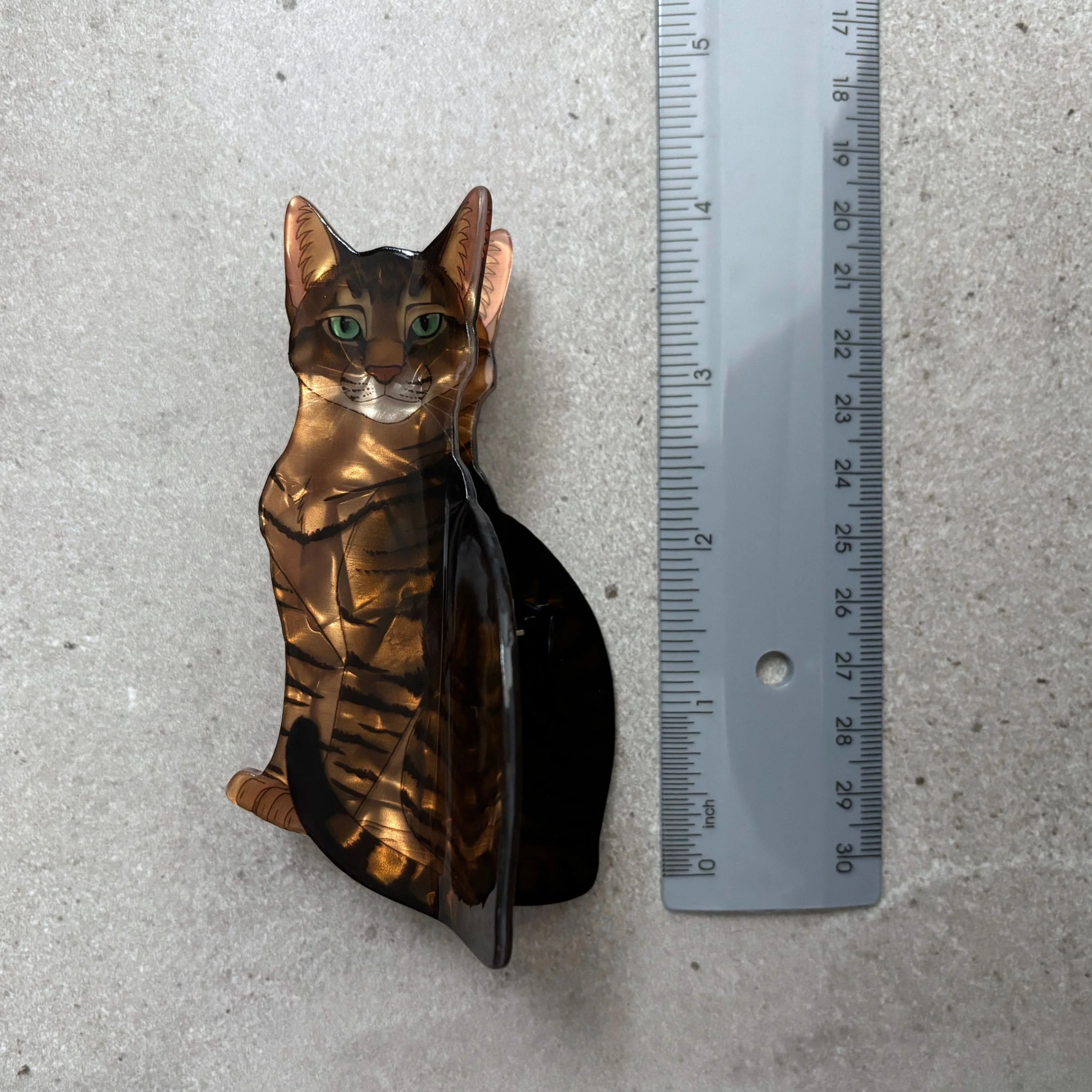 Velvet Claws Ultra Realistic Brown Tabby Cat Hair Claw - Image 10