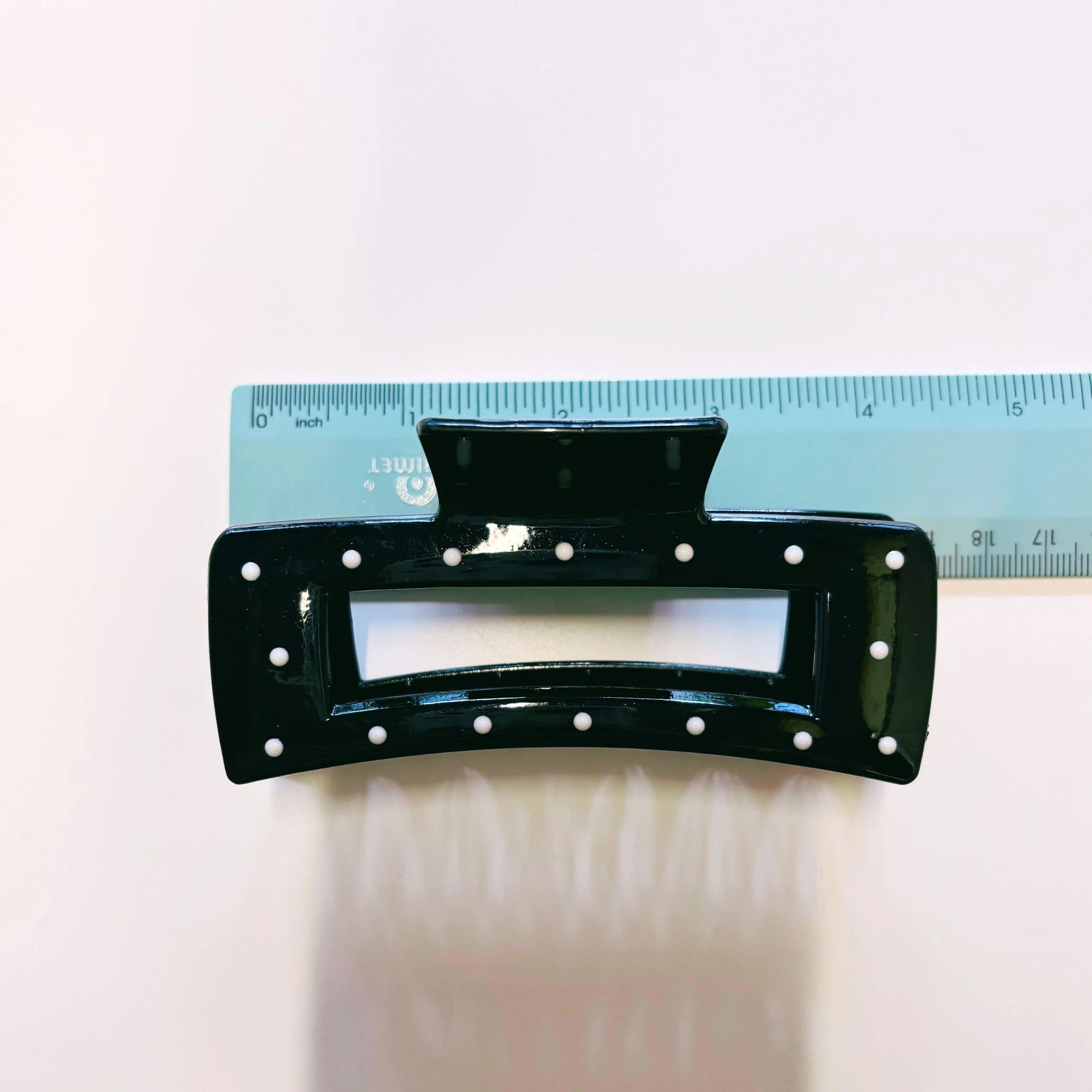 Velvet Claws Uptown Lady in Black Dot Hair Clip - Image 11