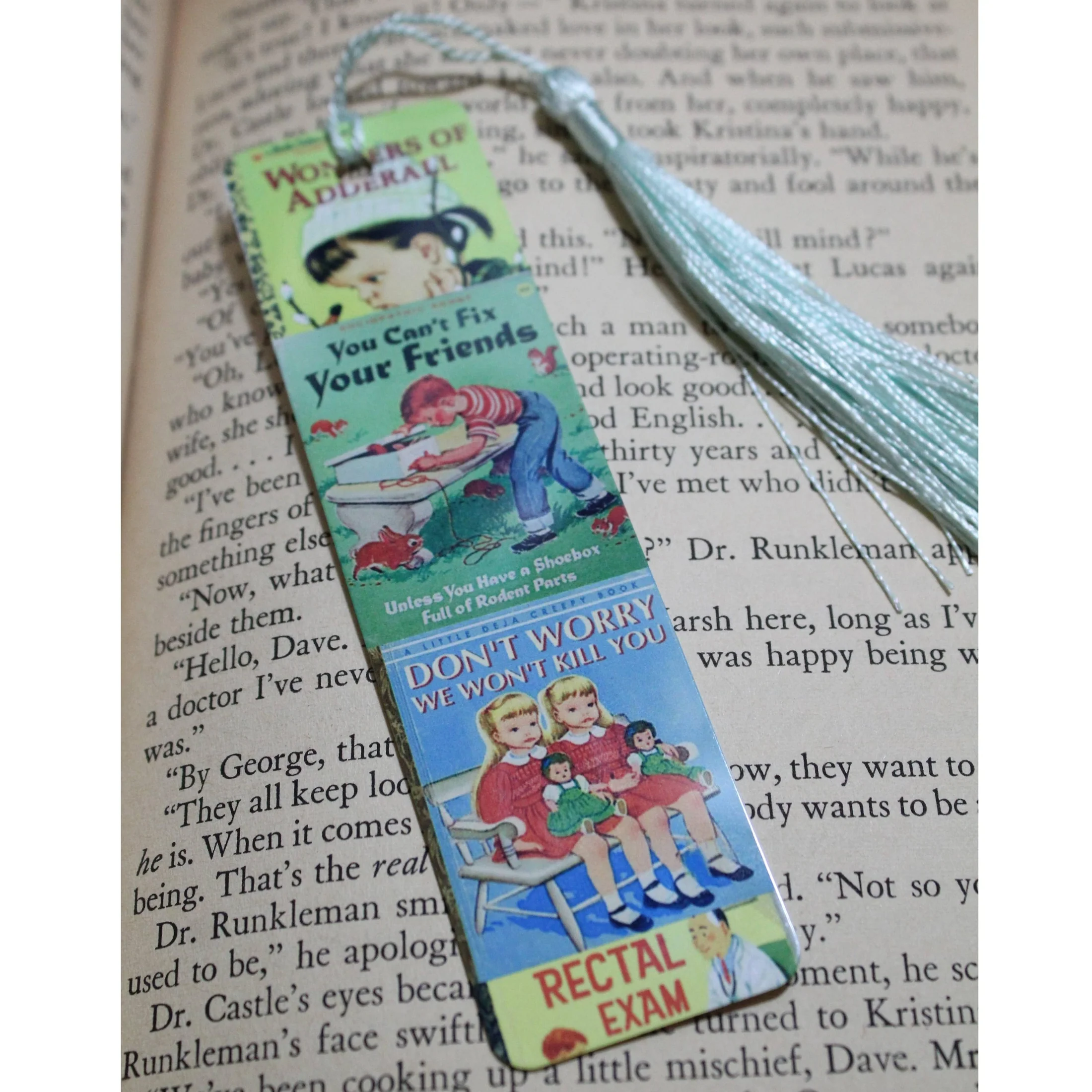 Vintage Children's Book Covers Metal Bookmark
