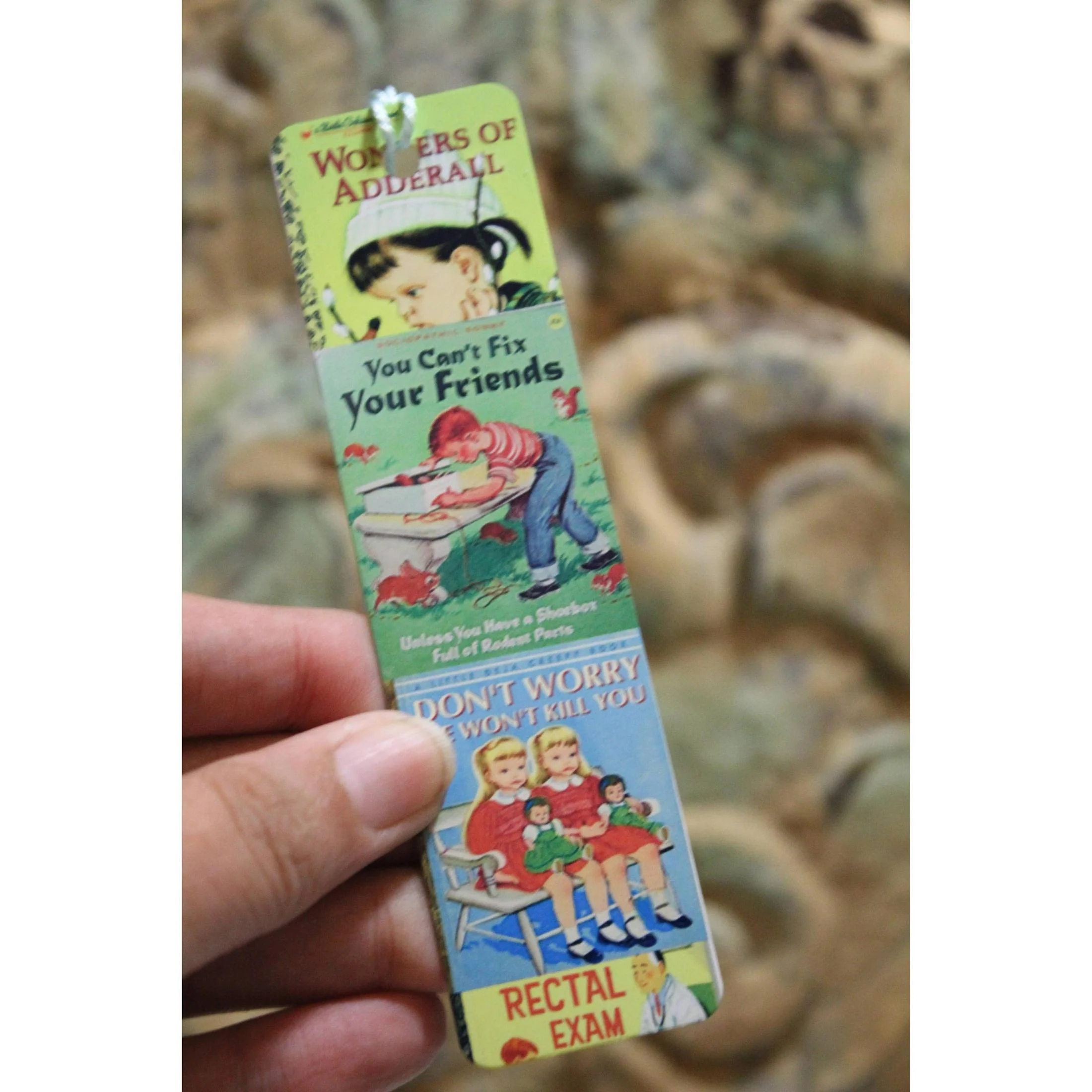 Vintage Children's Book Covers Metal Bookmark - Image 2